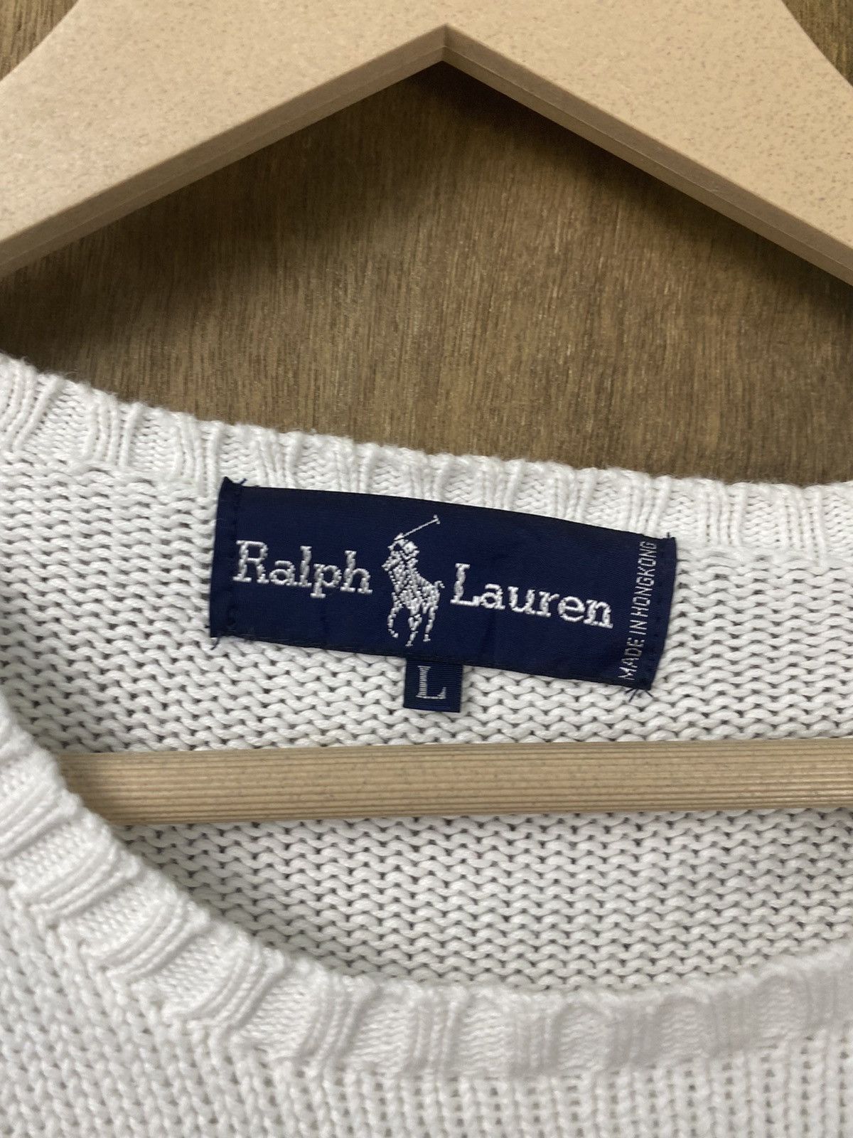 Ralph Lauren Ralph Lauren knitwear white Sweatshirt #Z113 Size US L / EU 52-54 / 3 - 5 Thumbnail