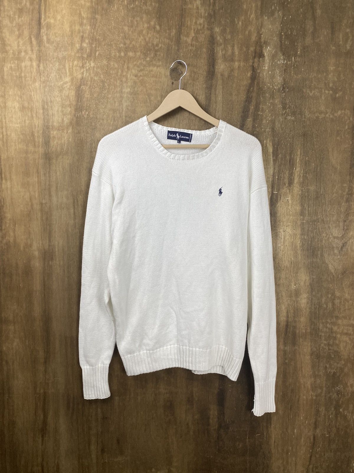 Ralph Lauren knitwear white Sweatshirt #Z113