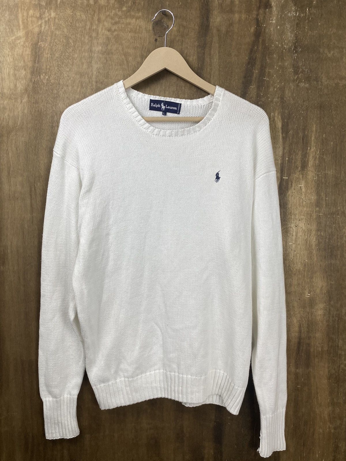 Ralph Lauren Ralph Lauren knitwear white Sweatshirt #Z113 Size US L / EU 52-54 / 3 - 2 Thumbnail