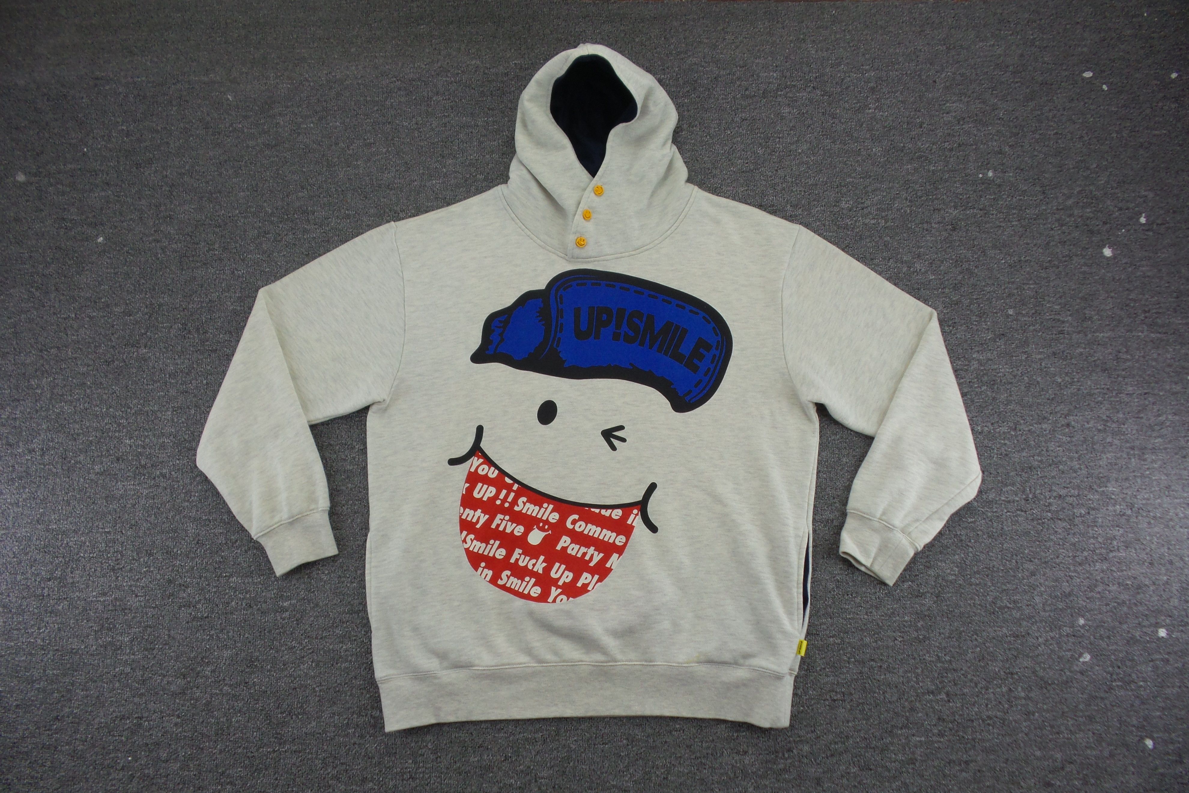 Japanese Brand Up!Smile Hoodies Size US XXL / EU 58 / 5 - 1 Thumbnail