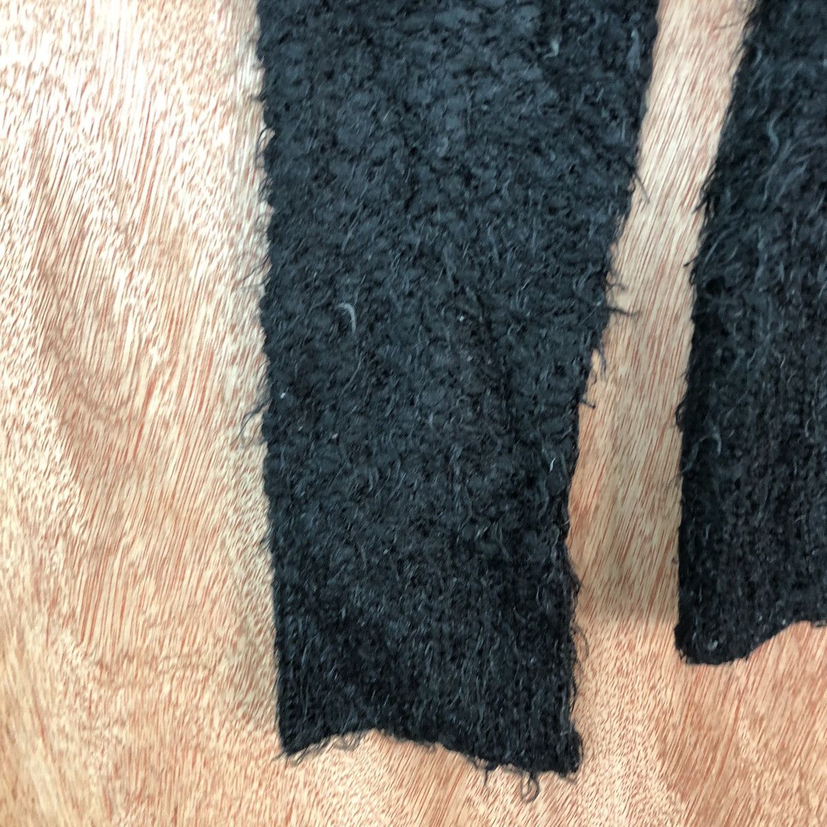 Homespun Knitwear DLL Almost Famous Black Mohair Shag Shaggy Knitwear #c430 Size US M / EU 48-50 / 2 - 6 Thumbnail