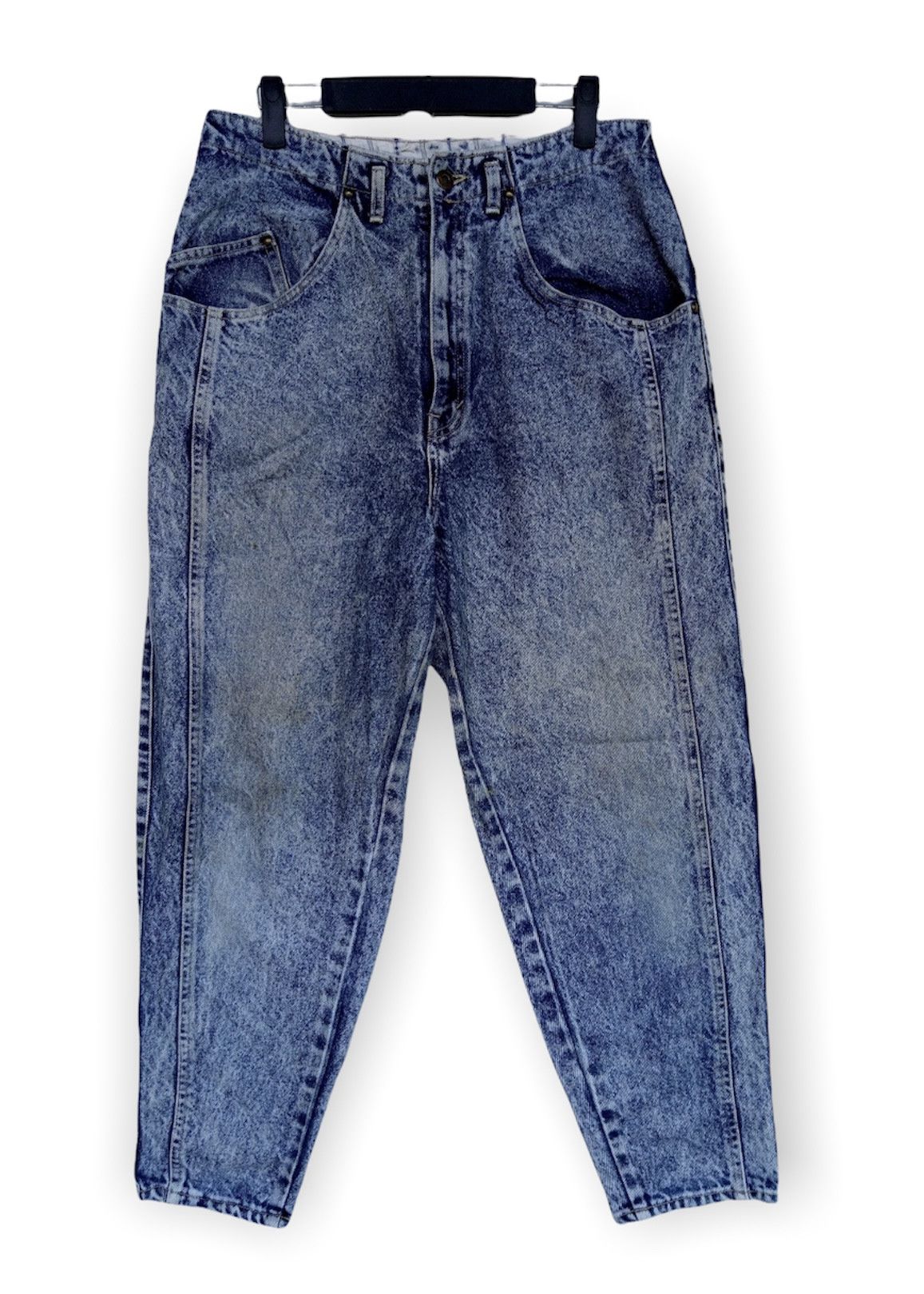 Japanese Brand 💥ACID WASH JEANS japanese brand denim rare pant Size US 31 - 1 Thumbnail