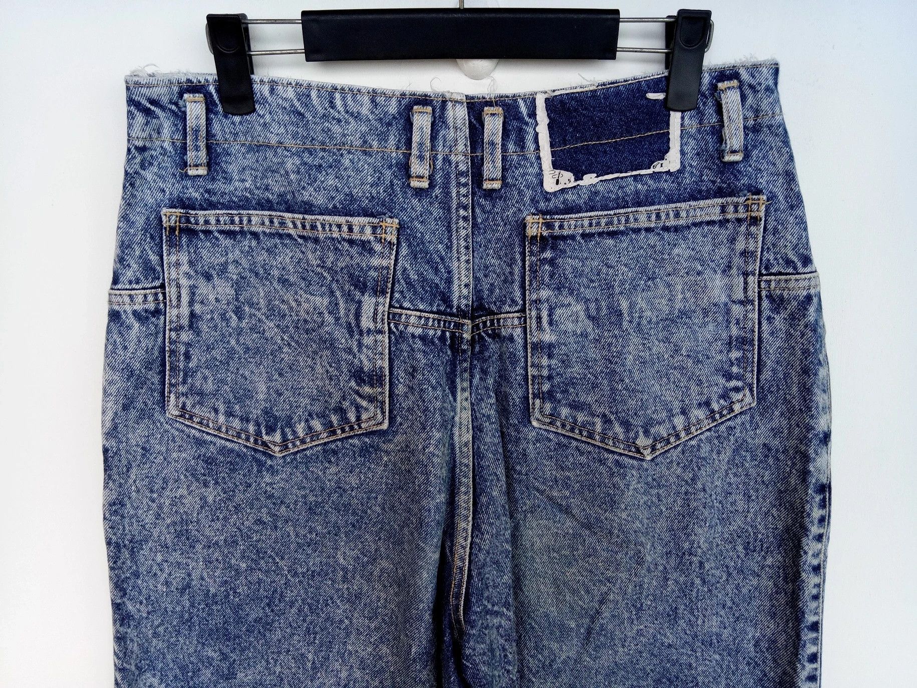 Japanese Brand 💥ACID WASH JEANS japanese brand denim rare pant Size US 31 - 6 Thumbnail