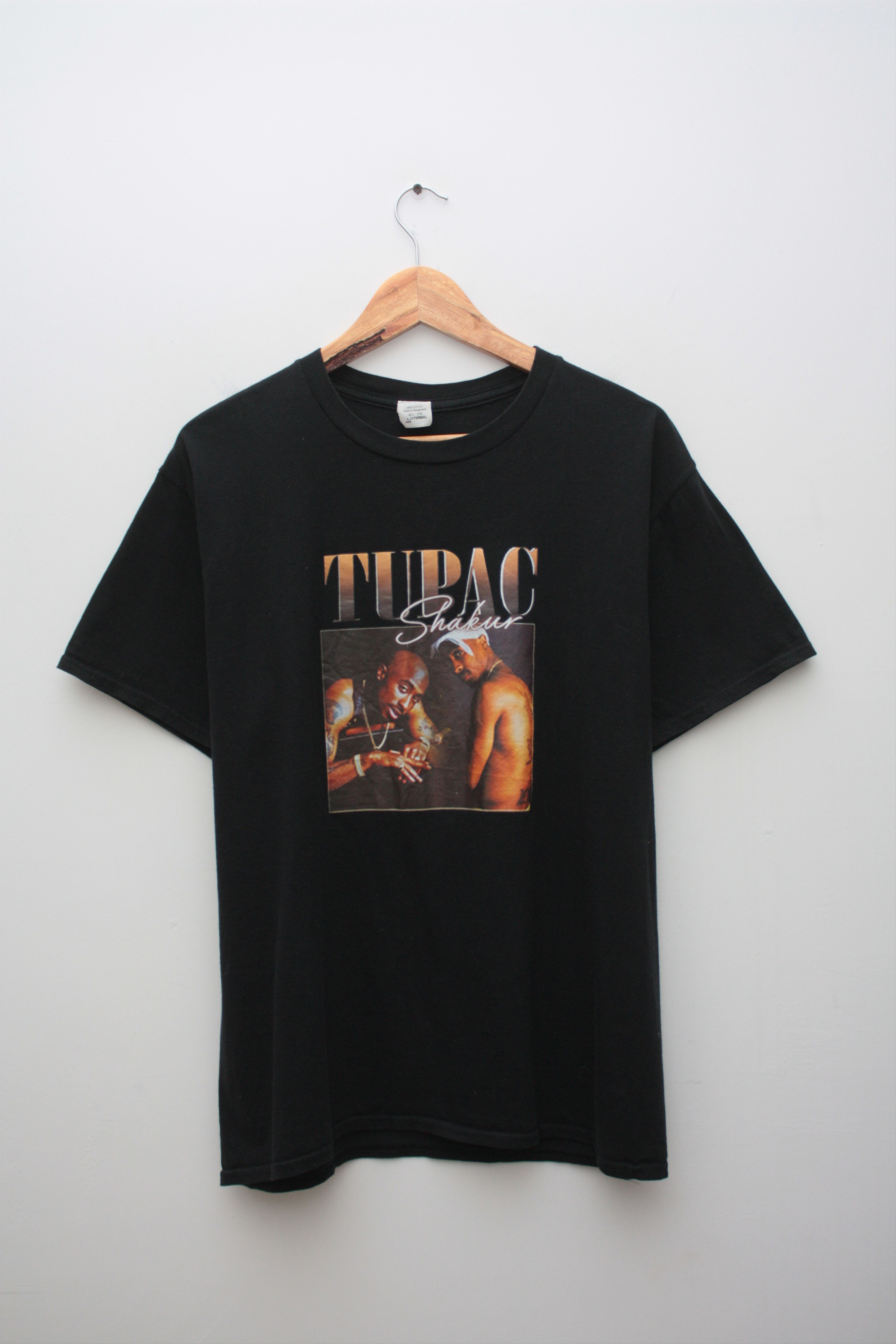 Band Tees Tupac Shakur Black Short Sleeve T-Shirt Size US M / EU 48-50 / 2 - 1 Thumbnail