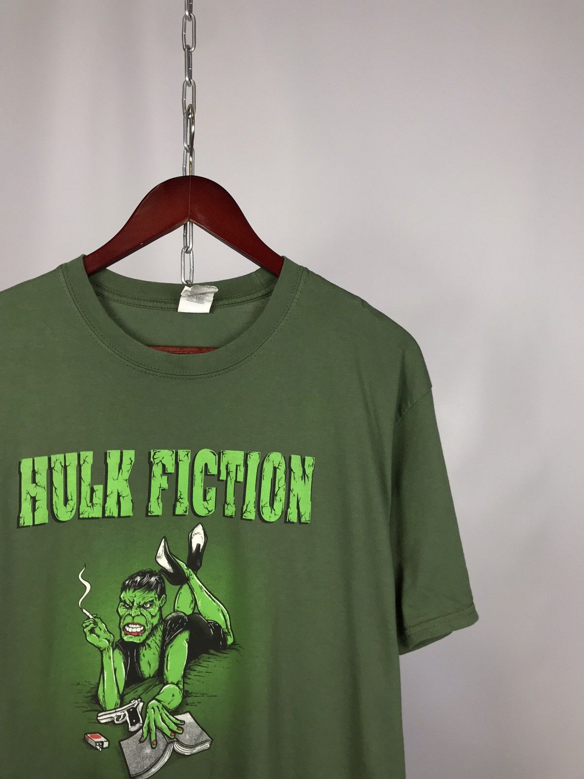 Marvel Comics Hulk Fiction Marvel movie tee streetwear Size US XL / EU 56 / 4 - 2 Thumbnail
