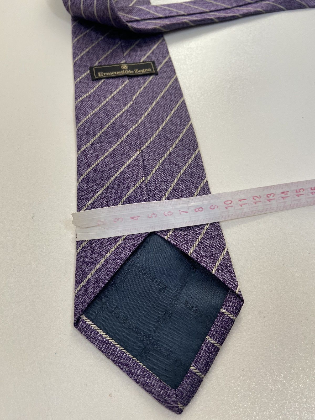 Ermenegildo Zegna Vintage Ermenegildo Zegna Tie StreetWear Y2K Casual Style Size ONE SIZE - 10 Thumbnail
