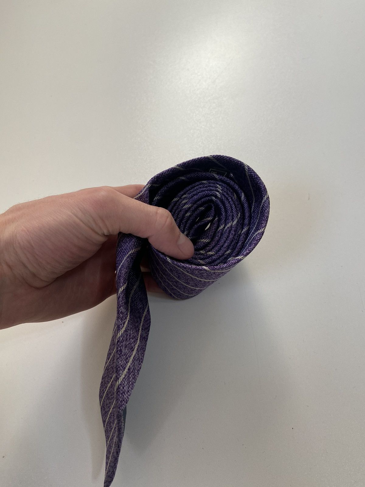 Ermenegildo Zegna Vintage Ermenegildo Zegna Tie StreetWear Y2K Casual Style Size ONE SIZE - 4 Thumbnail
