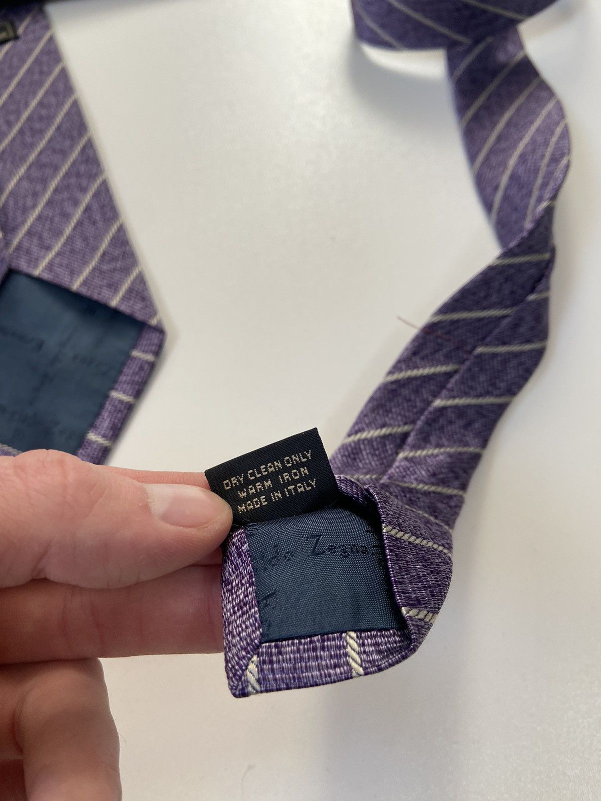 Ermenegildo Zegna Vintage Ermenegildo Zegna Tie StreetWear Y2K Casual Style Size ONE SIZE - 8 Thumbnail