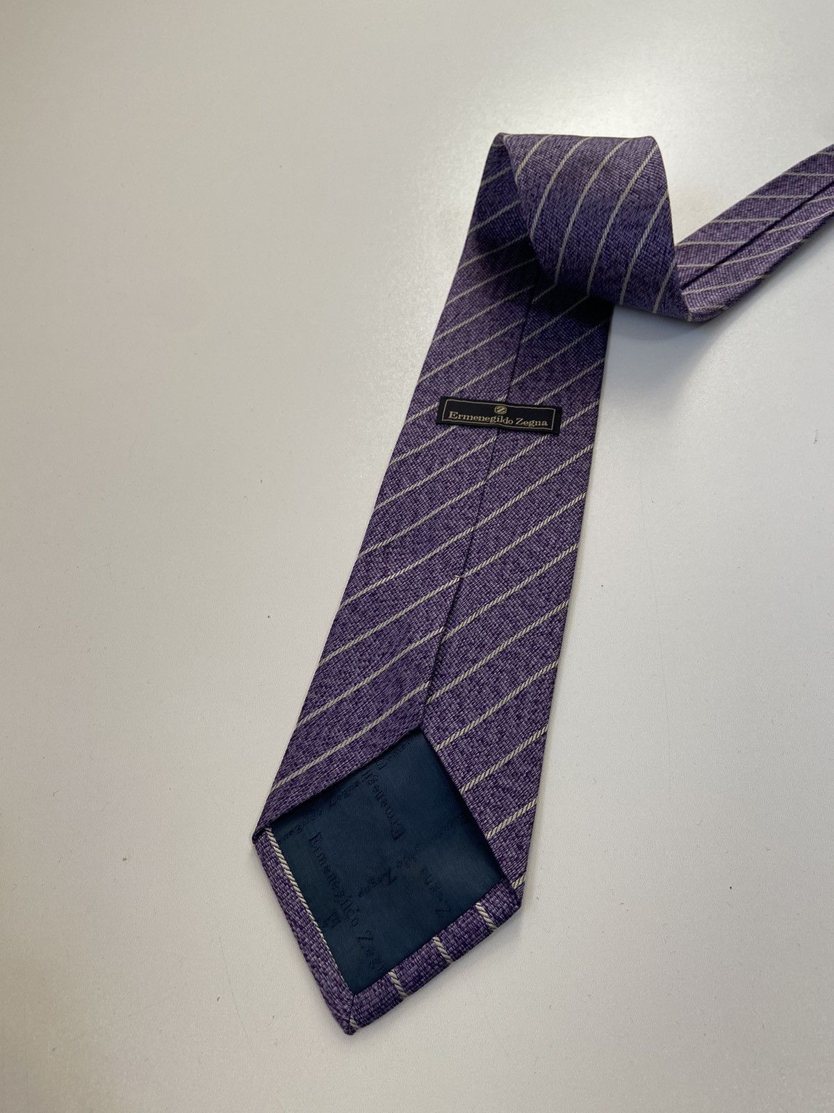 Ermenegildo Zegna Vintage Ermenegildo Zegna Tie StreetWear Y2K Casual Style Size ONE SIZE - 5 Thumbnail