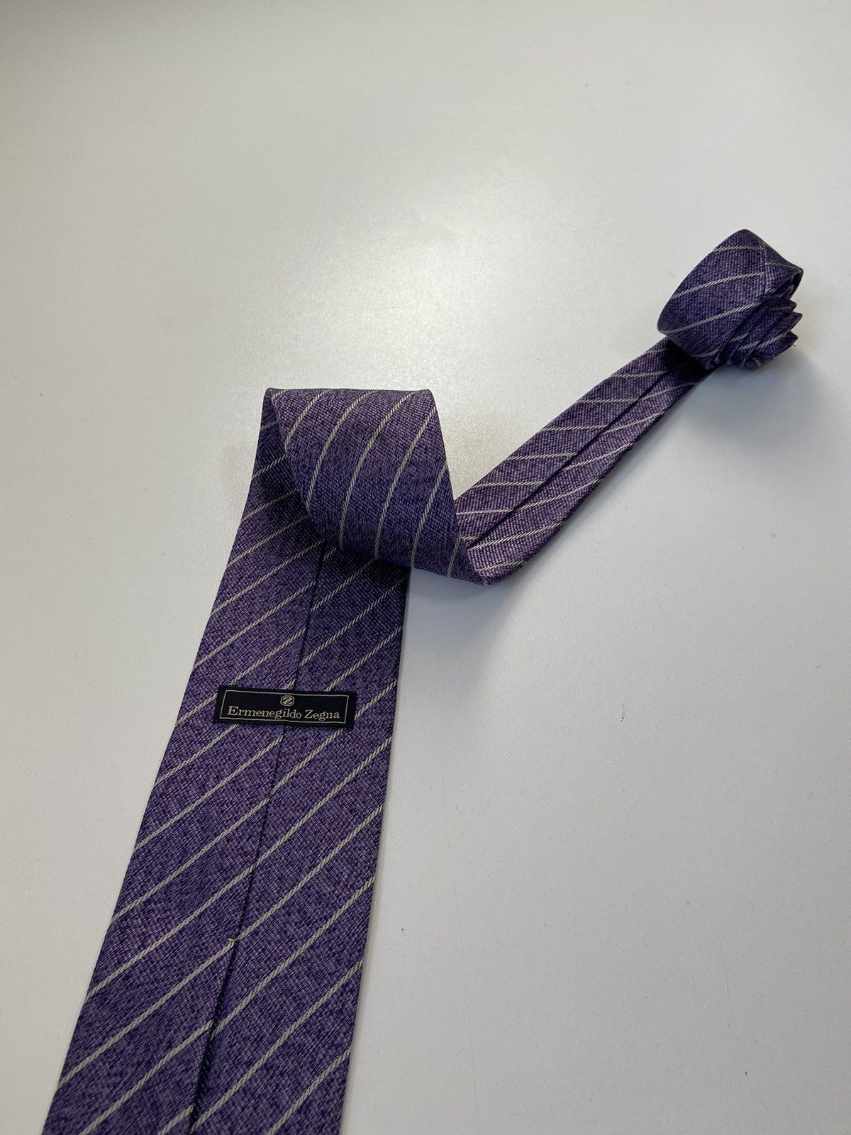 Ermenegildo Zegna Vintage Ermenegildo Zegna Tie StreetWear Y2K Casual Style Size ONE SIZE - 6 Thumbnail