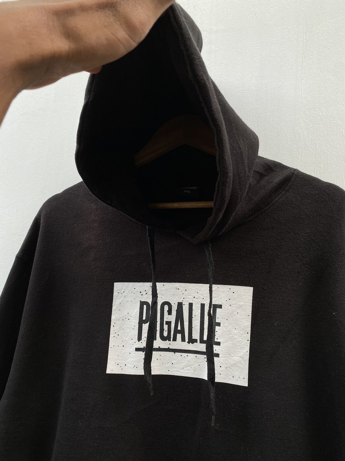 Pigalle Pigalle Box Logo Black Hoodies Size US XXL / EU 58 / 5 - 4 Thumbnail