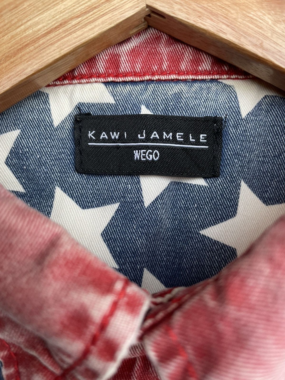Japanese Brand 🔥STEALS🔥Kawi Jamele American Flag Shirt Size US M / EU 48-50 / 2 - 13 Thumbnail