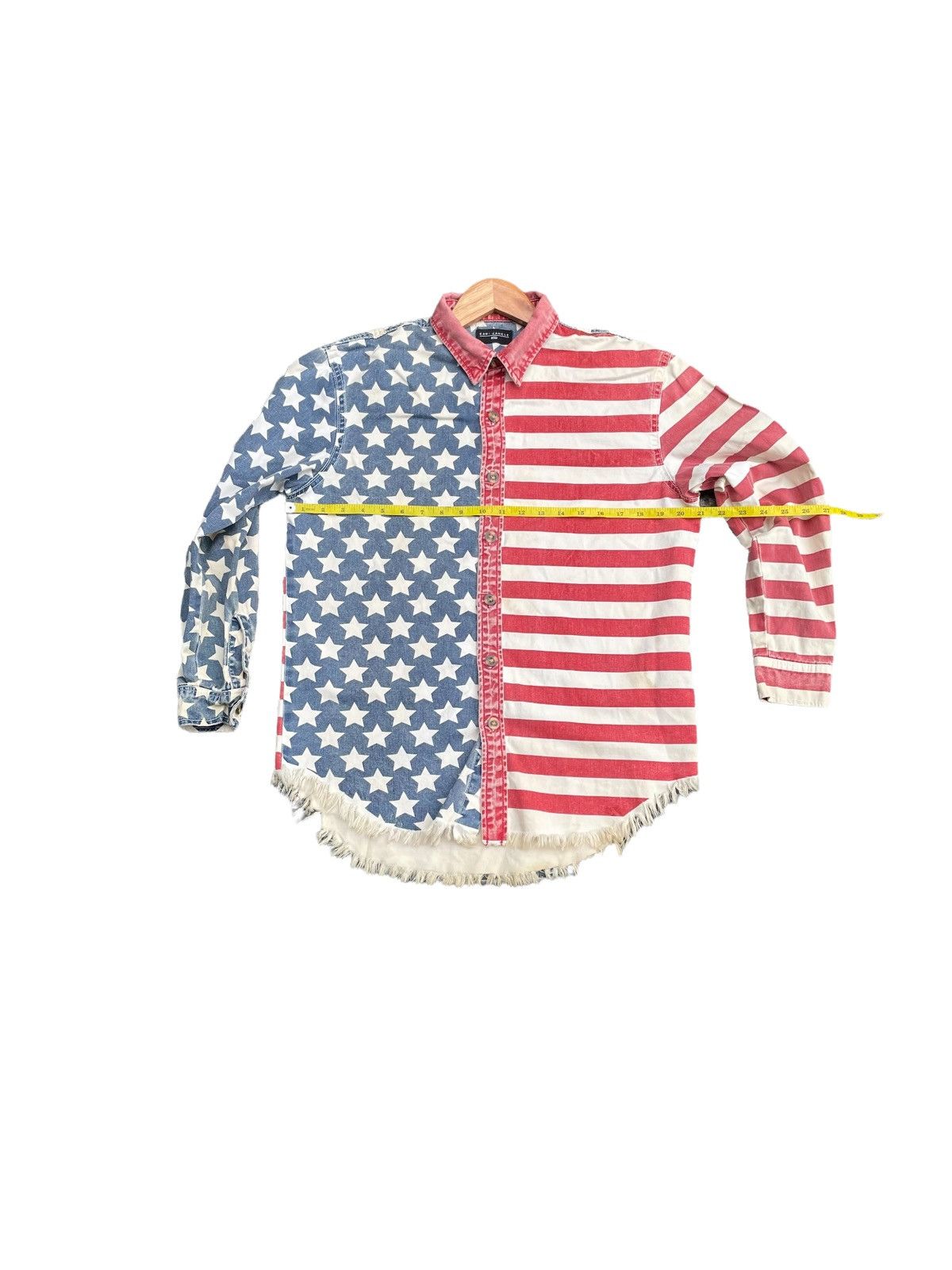 Japanese Brand 🔥STEALS🔥Kawi Jamele American Flag Shirt Size US M / EU 48-50 / 2 - 2 Thumbnail