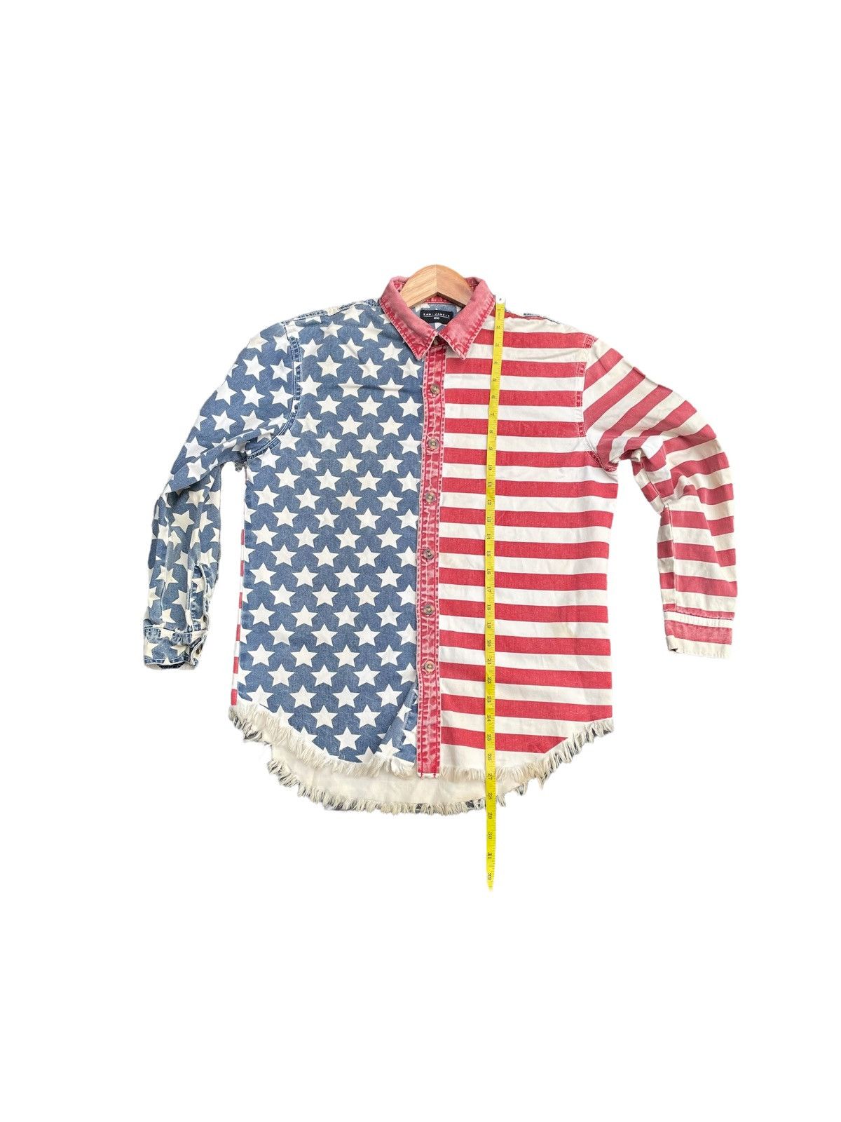Japanese Brand 🔥STEALS🔥Kawi Jamele American Flag Shirt Size US M / EU 48-50 / 2 - 3 Thumbnail