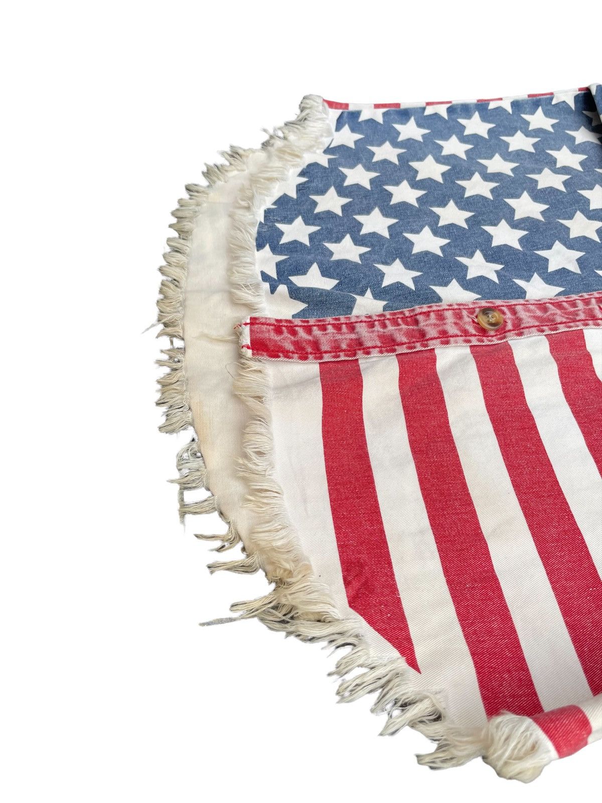 Japanese Brand 🔥STEALS🔥Kawi Jamele American Flag Shirt Size US M / EU 48-50 / 2 - 8 Thumbnail