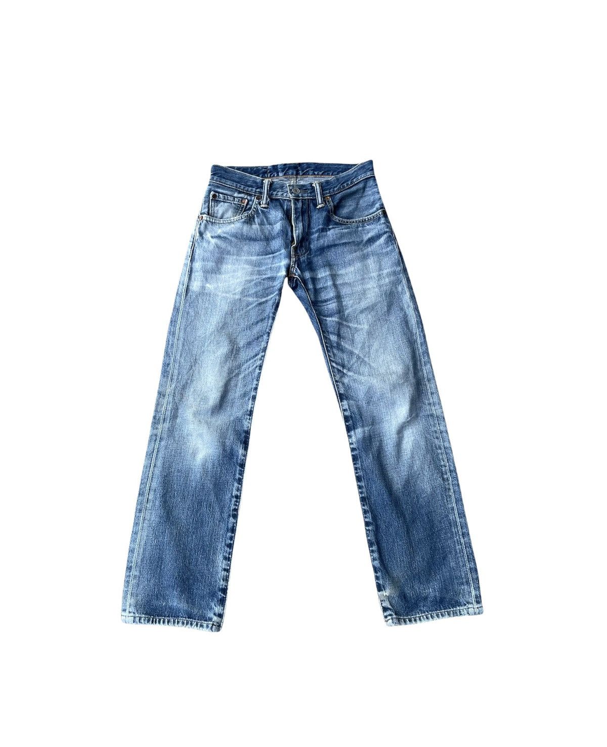 Levi's Levis 502 e Aging Faded Wash Distressed Denim Size US 29 - 1 Thumbnail