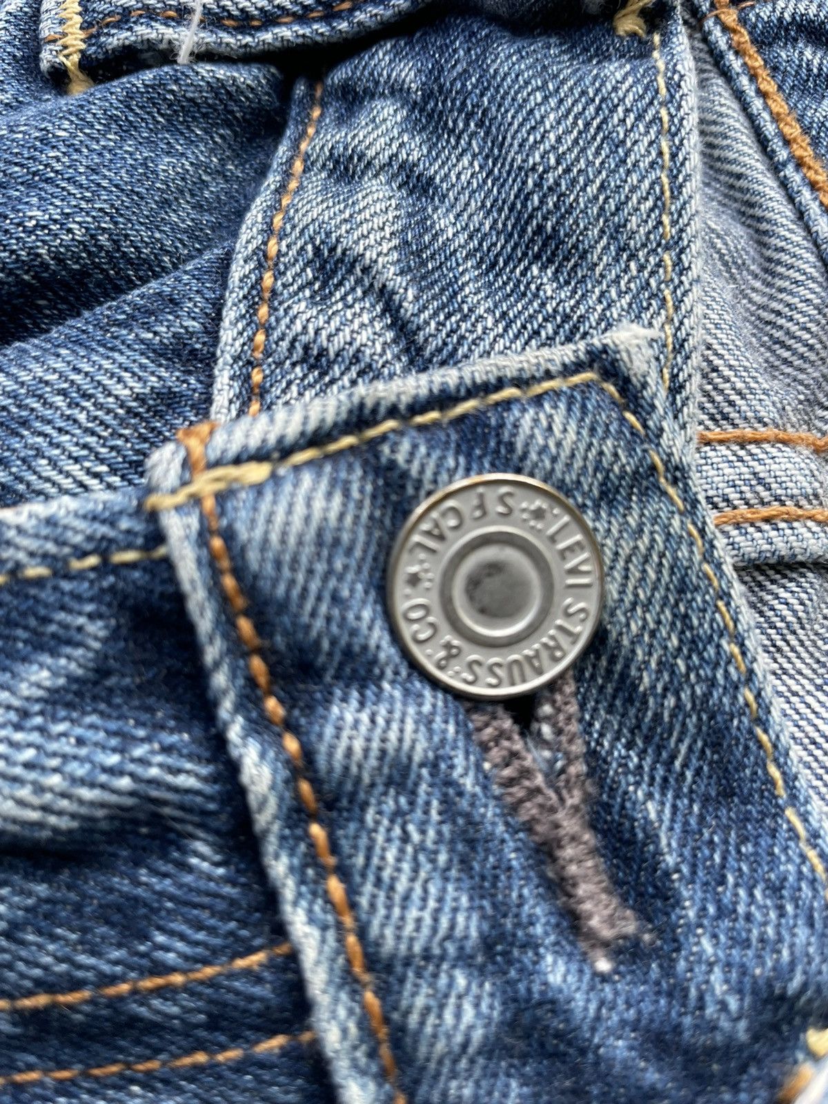 Levi's Levis 502 e Aging Faded Wash Distressed Denim Size US 29 - 18 Thumbnail