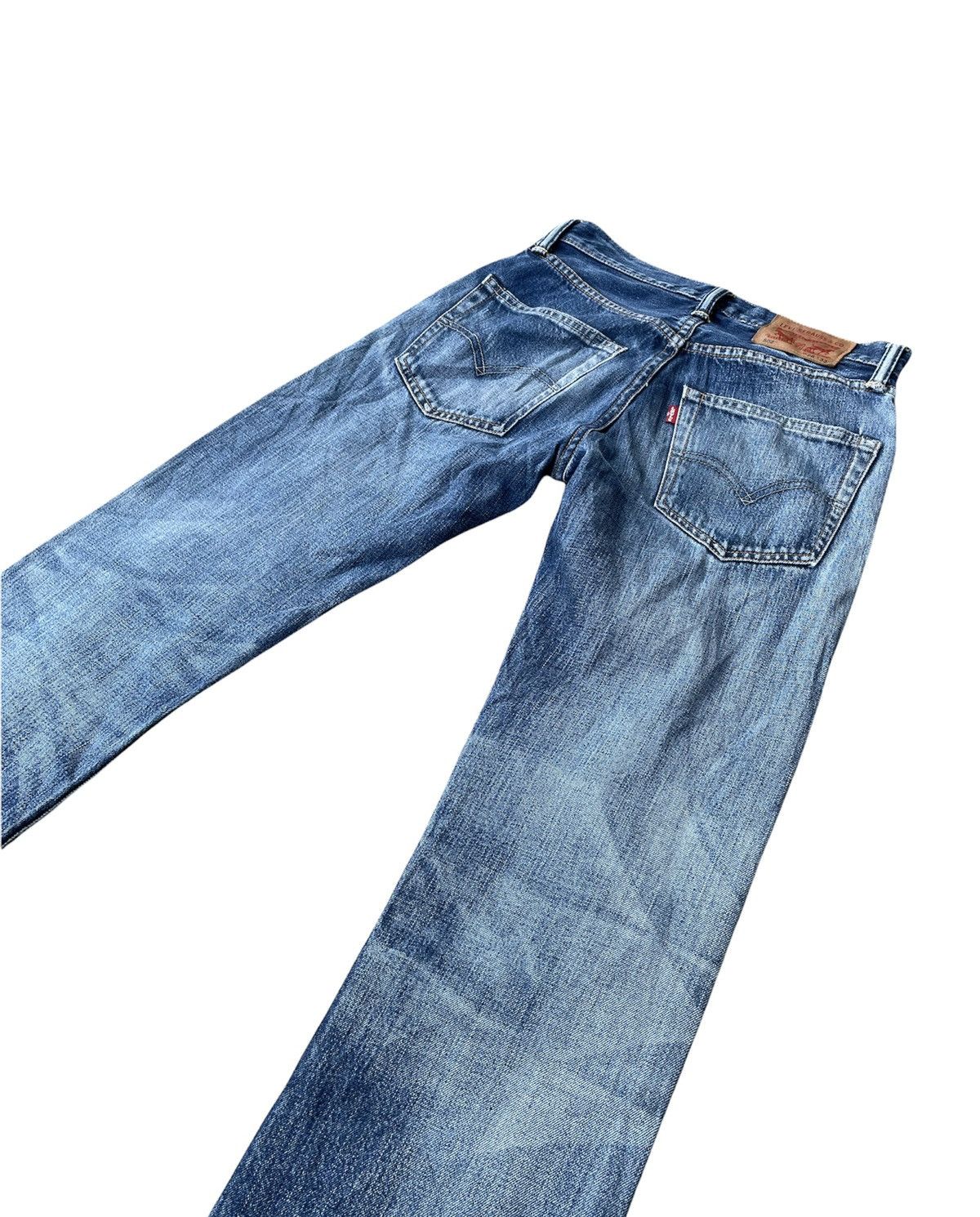 Levi's Levis 502 e Aging Faded Wash Distressed Denim Size US 29 - 10 Thumbnail