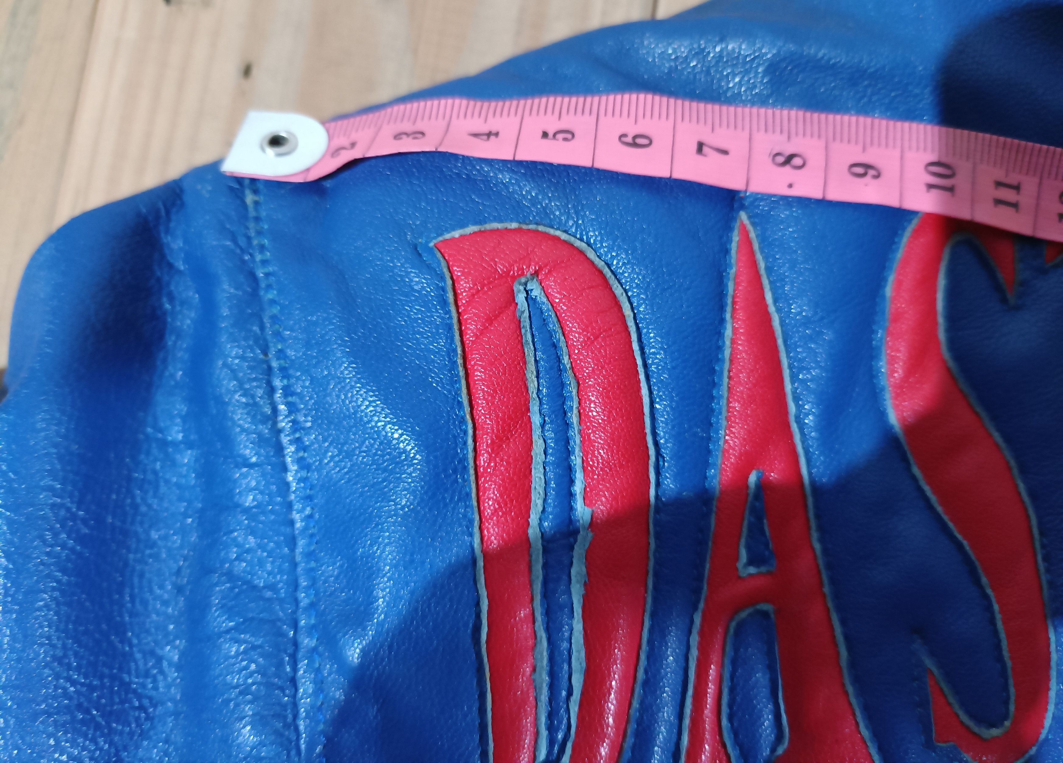 Vintage VTG 90S DASTARDLY MUTTLEY LEATHER VARSITY JACKET RARE Size US S / EU 44-46 / 1 - 13 Thumbnail