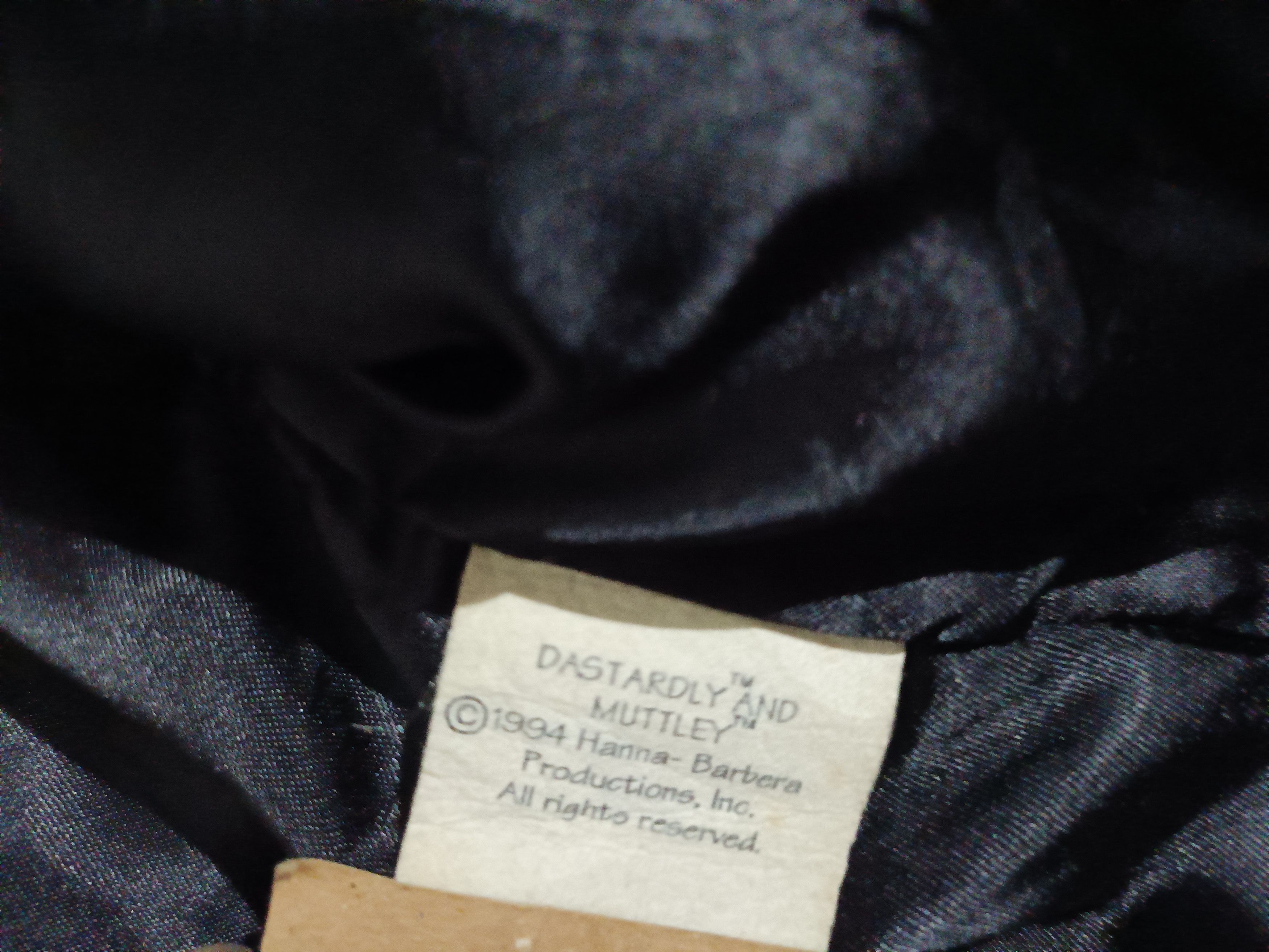 Vintage VTG 90S DASTARDLY MUTTLEY LEATHER VARSITY JACKET RARE Size US S / EU 44-46 / 1 - 6 Thumbnail