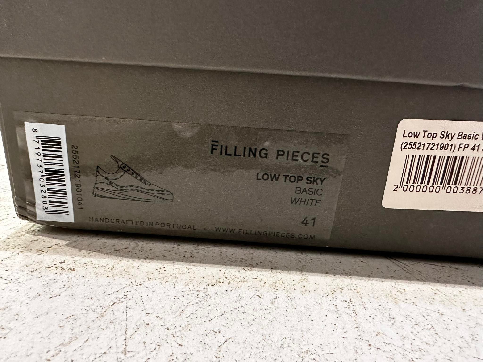 Filling Pieces Filling Pieces Low Top Sky Basic White US 8 EU 41 Size US 8 / EU 41 - 6 Thumbnail
