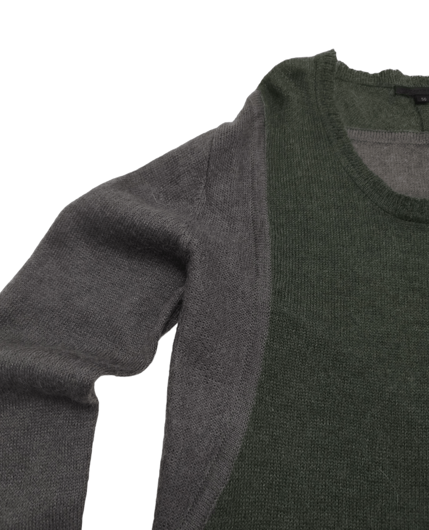 Solid Homme × Wooyoungmi Wooyoungmi Mohair Knit Blend Mix Cardigan Sweatshirt Size L / US 10 / IT 46 - 7 Thumbnail