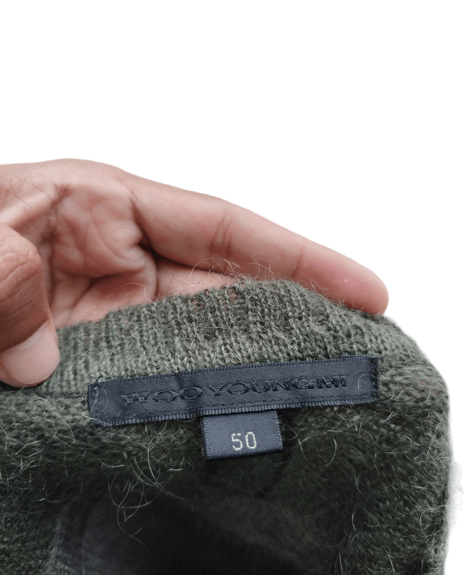 Solid Homme × Wooyoungmi Wooyoungmi Mohair Knit Blend Mix Cardigan Sweatshirt Size L / US 10 / IT 46 - 9 Thumbnail