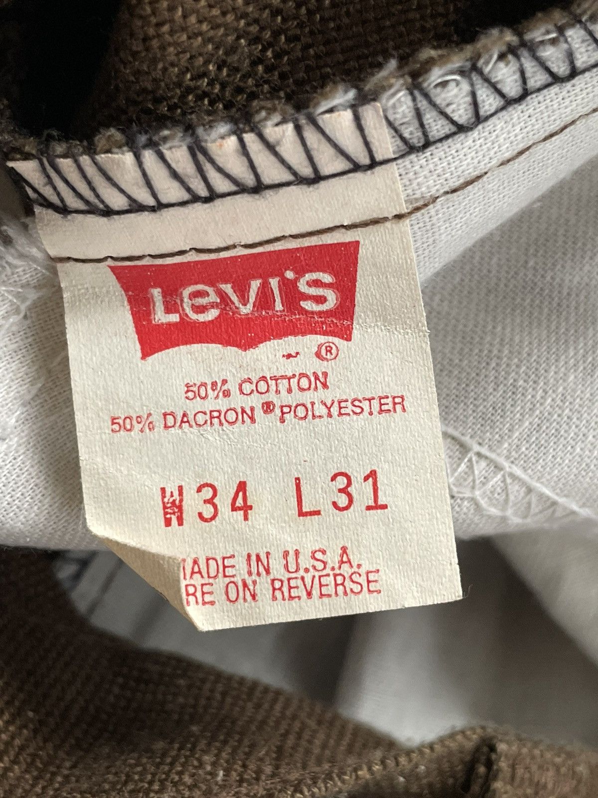 Levi's Vintage Clothing Vintage 80s/90s Levi’s 517 Sta-Prest Never Needs Ironing Size US 34 / EU 50 - 13 Thumbnail