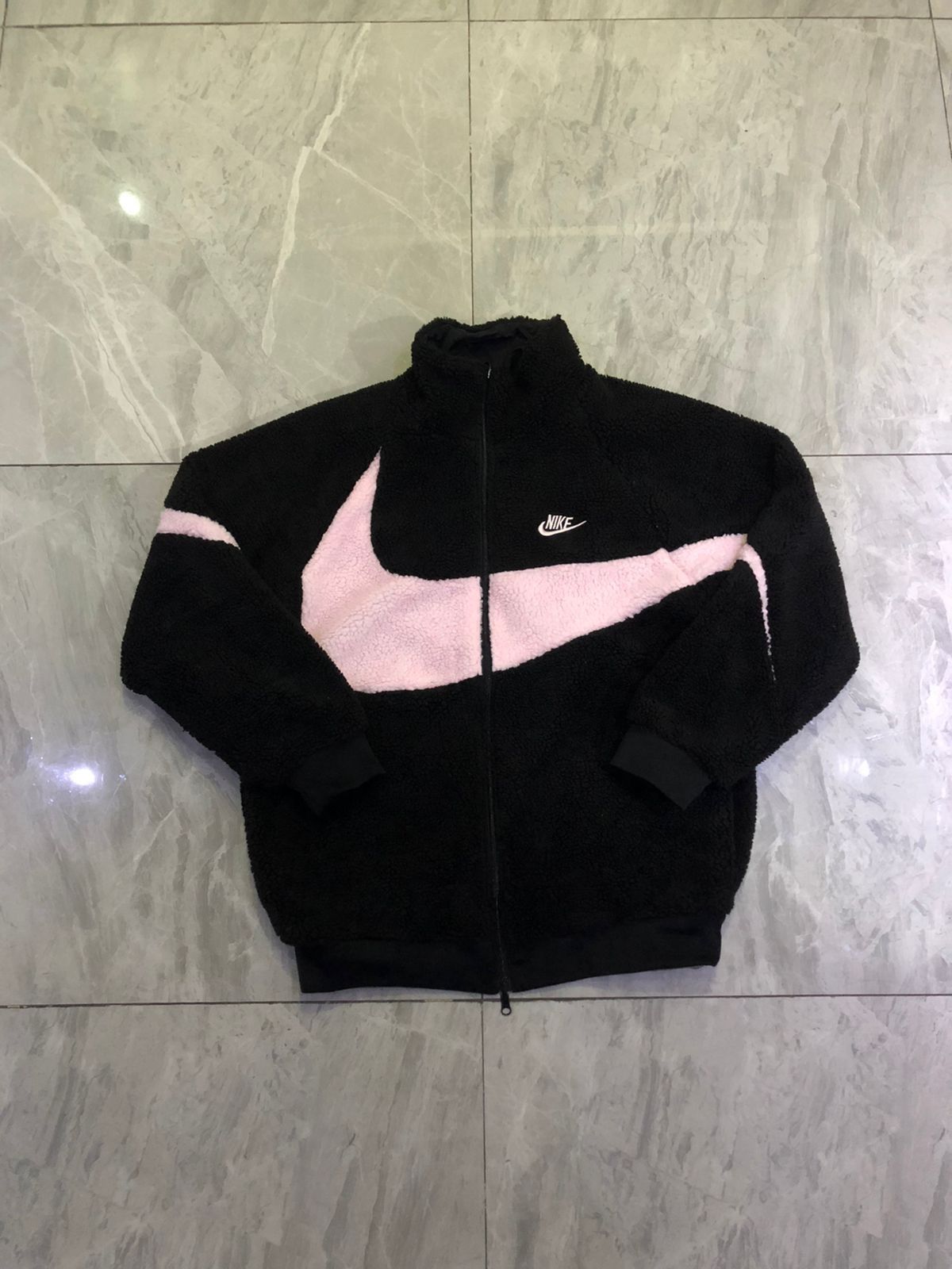 nike bubble jacket pink