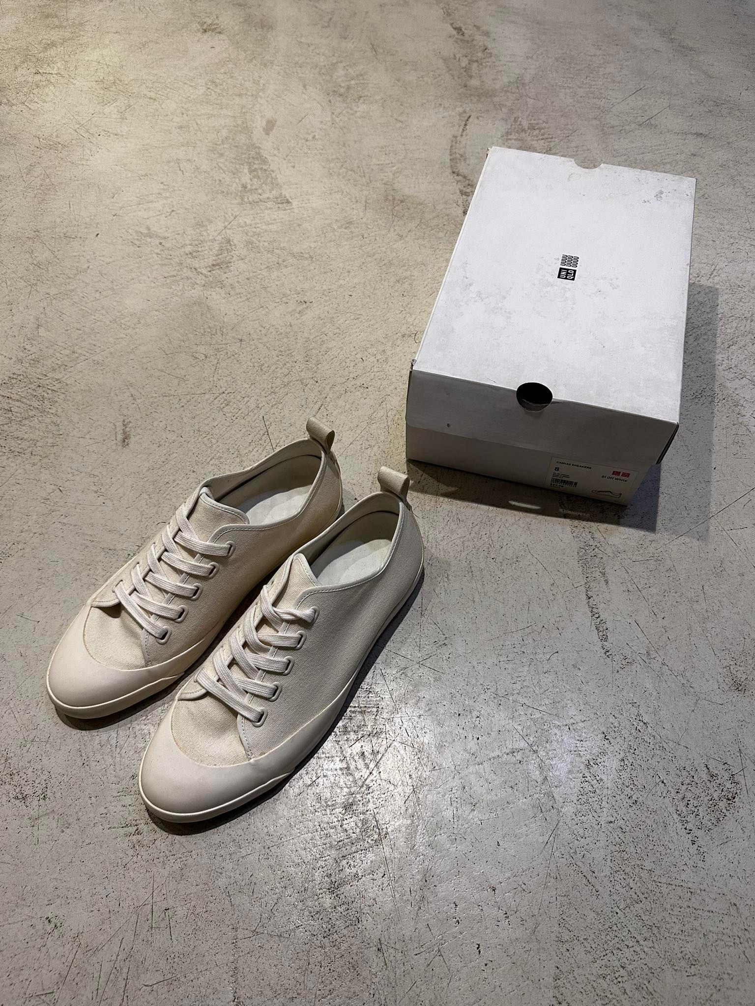 Uniqlo Uniqlo U Canvas Sneaker White RN139864 US 8 EU 41 | Grailed