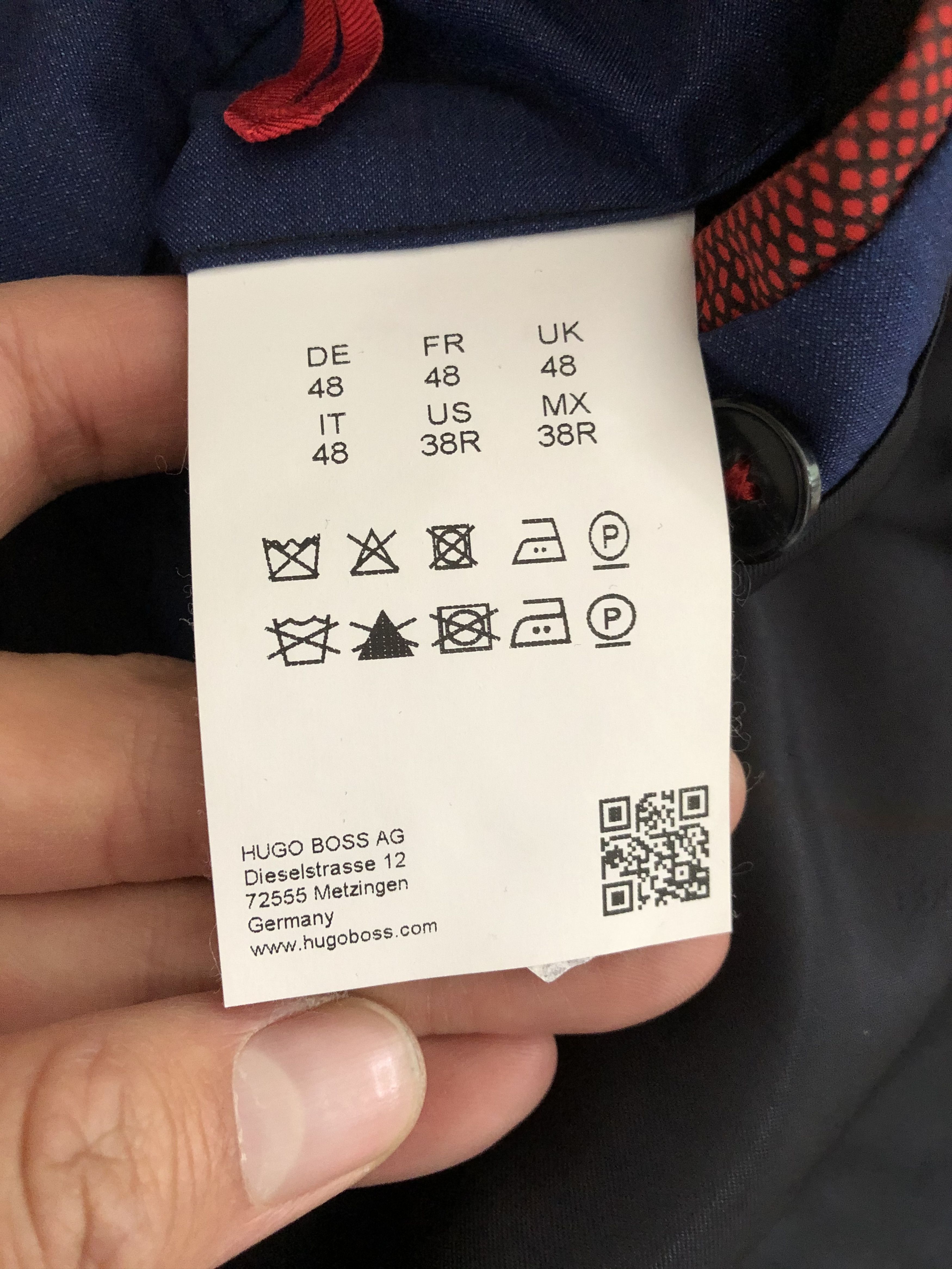 Hugo Boss Ahli / Henius Suit + Jordan Shirt Size 48R - 8 Thumbnail