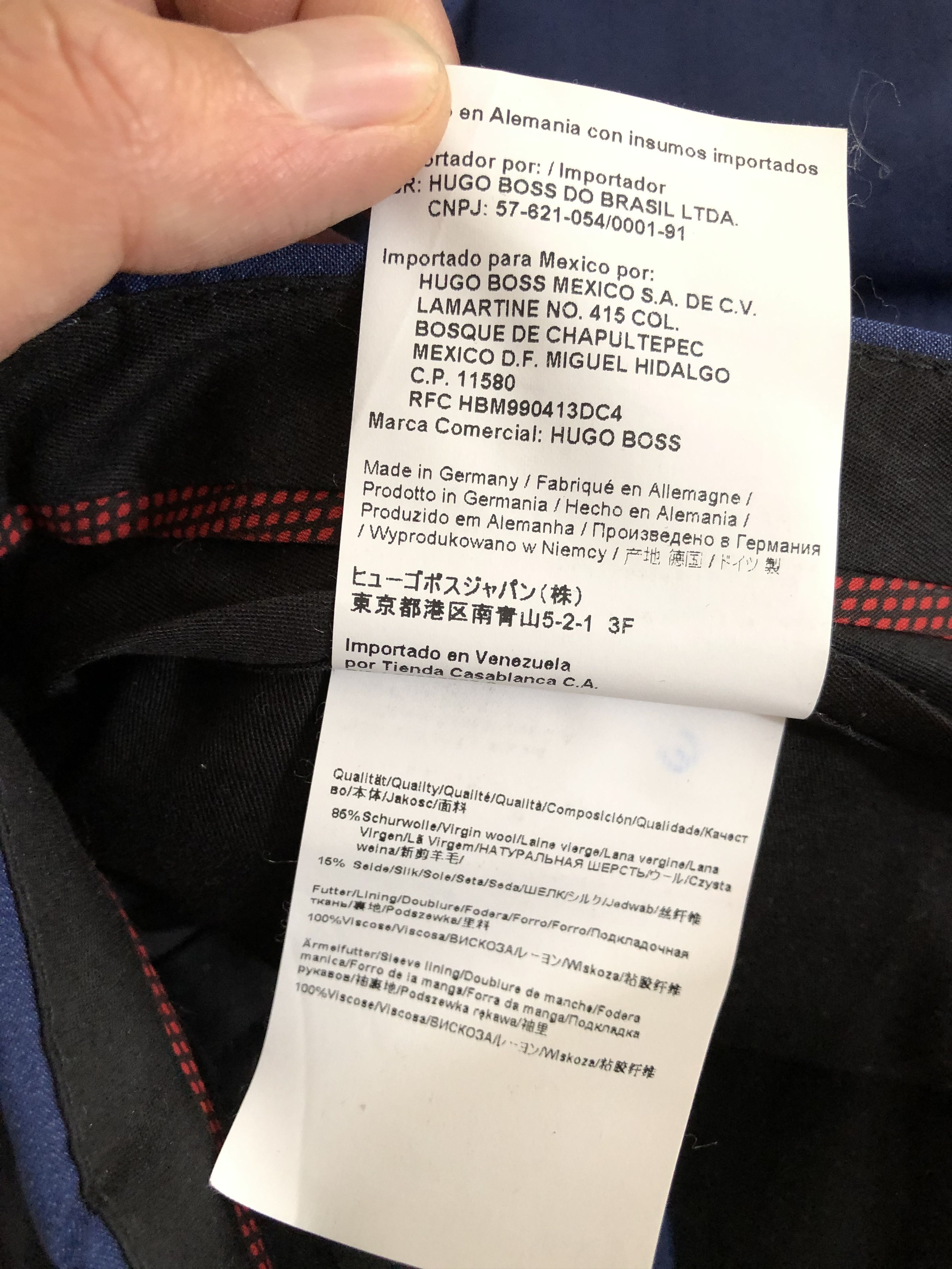 Hugo Boss Ahli / Henius Suit + Jordan Shirt Size 48R - 9 Thumbnail