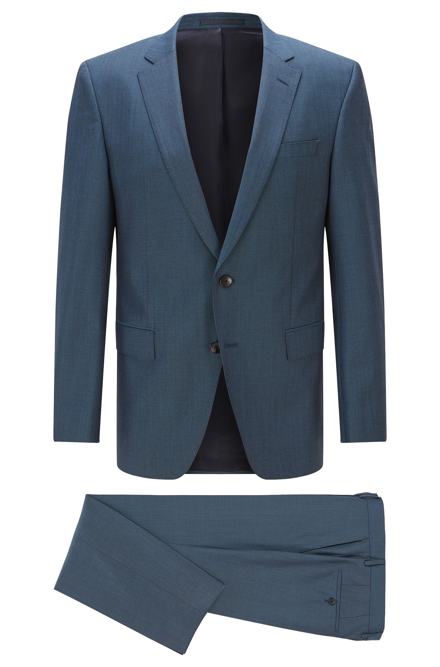 Hugo Boss Ahli / Henius Suit + Jordan Shirt Size 48R - 11 Thumbnail