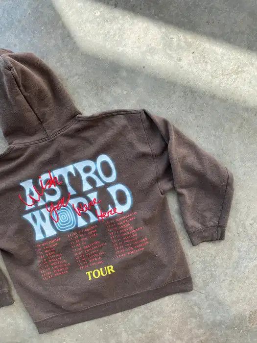 Travis Scott Medium Brown (Bleached Black) Sicko Mode Cactus Jack Hoodie Size US M / EU 48-50 / 2 - 4 Thumbnail