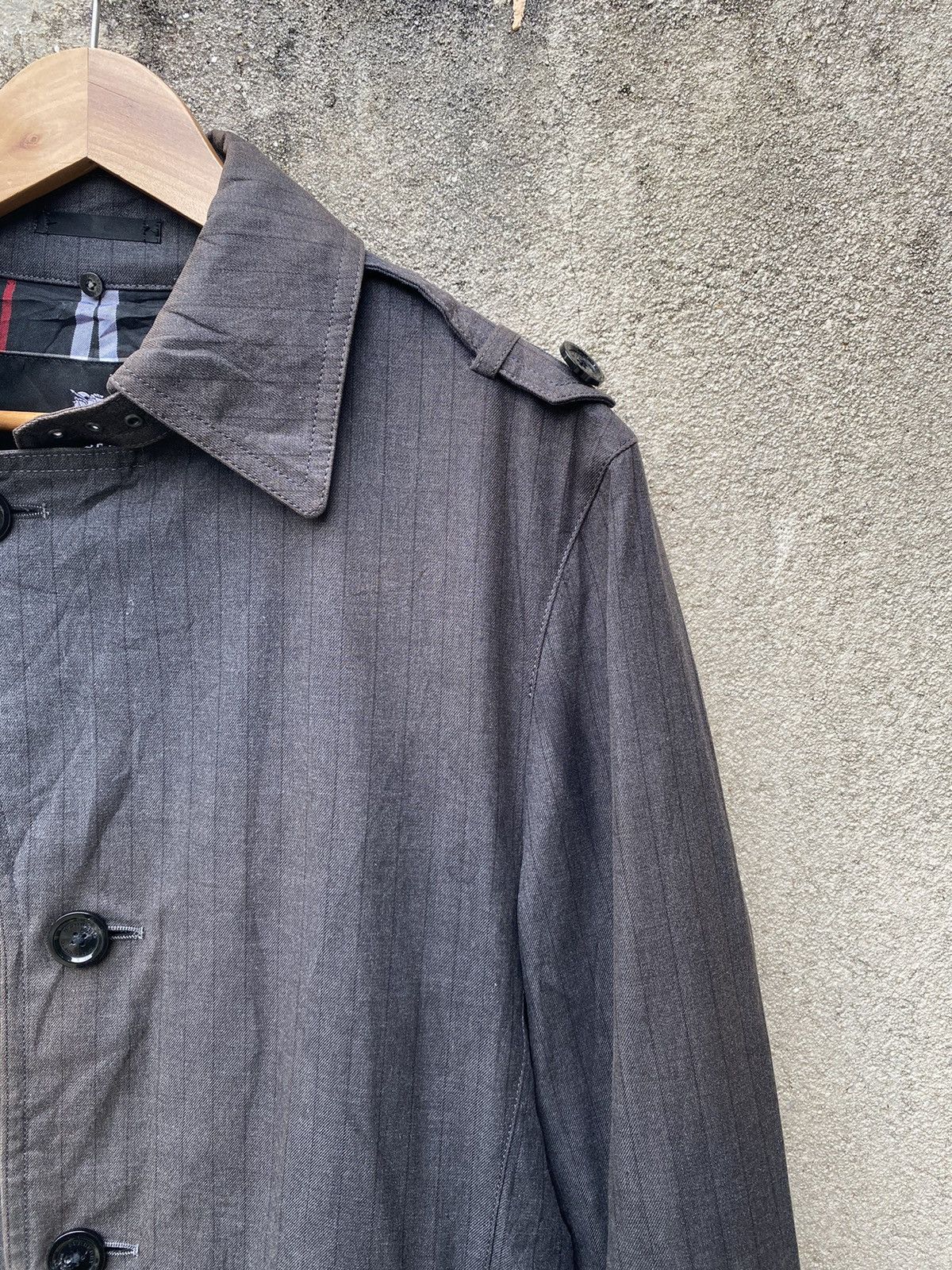 Burberry × Vintage Burberry Black Label Trench Coat Single Breasted Jacket Size US L / EU 52-54 / 3 - 4 Thumbnail