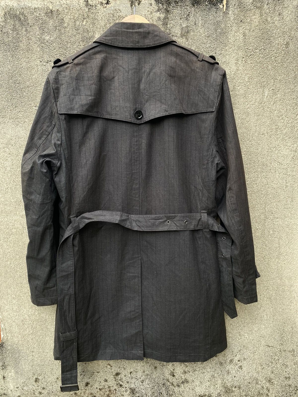 Burberry × Vintage Burberry Black Label Trench Coat Single Breasted Jacket Size US L / EU 52-54 / 3 - 3 Thumbnail
