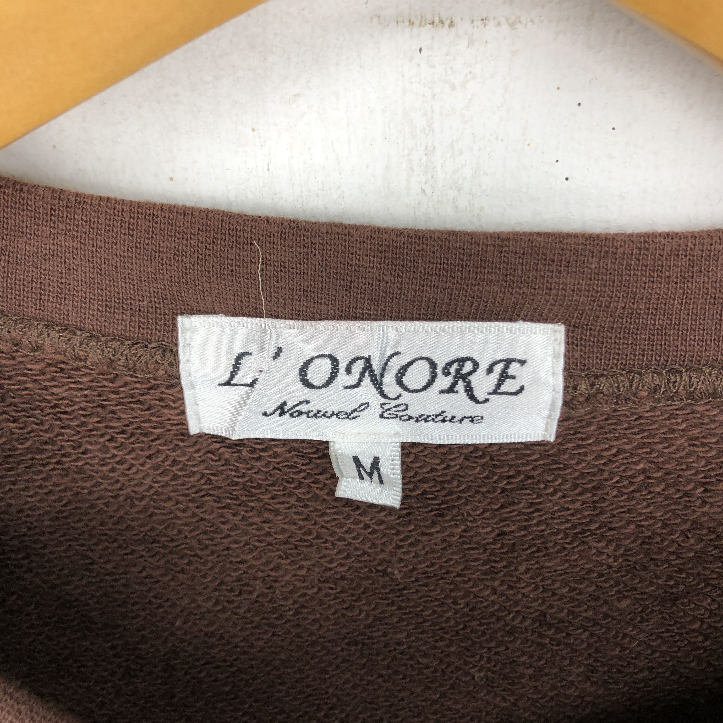 Japanese Brand L' ONORE Nouvel Couture Women Sweatshirt #2536-89 Size S / US 4 / IT 40 - 3 Thumbnail
