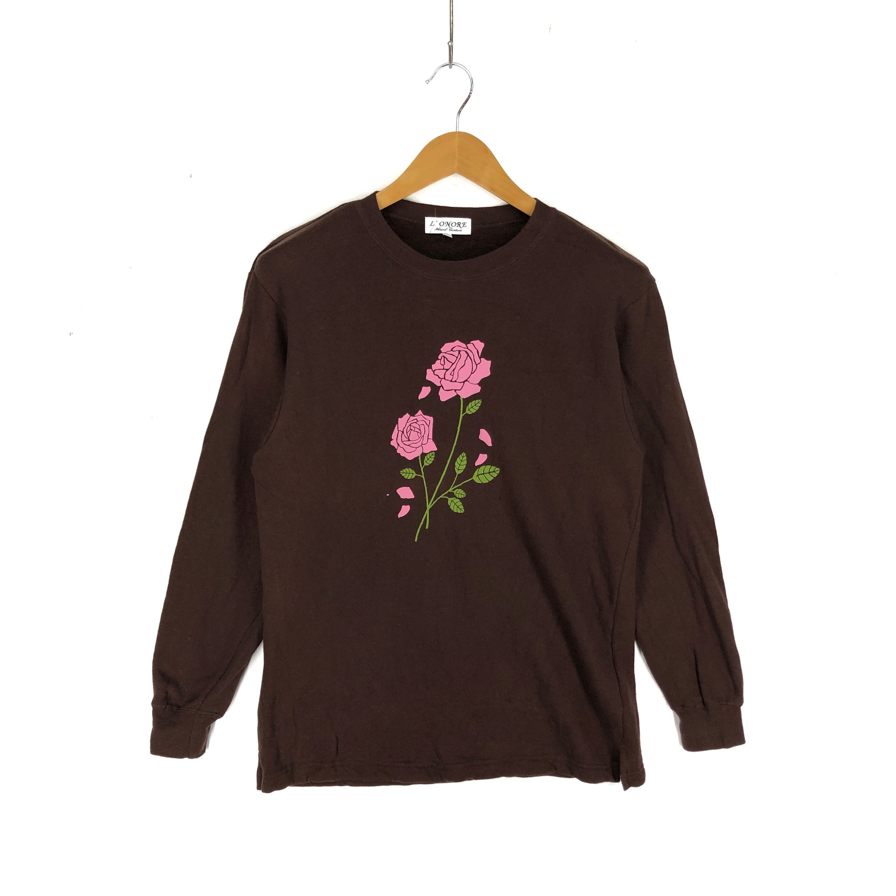 Japanese Brand L' ONORE Nouvel Couture Women Sweatshirt #2536-89 Size S / US 4 / IT 40 - 1 Thumbnail