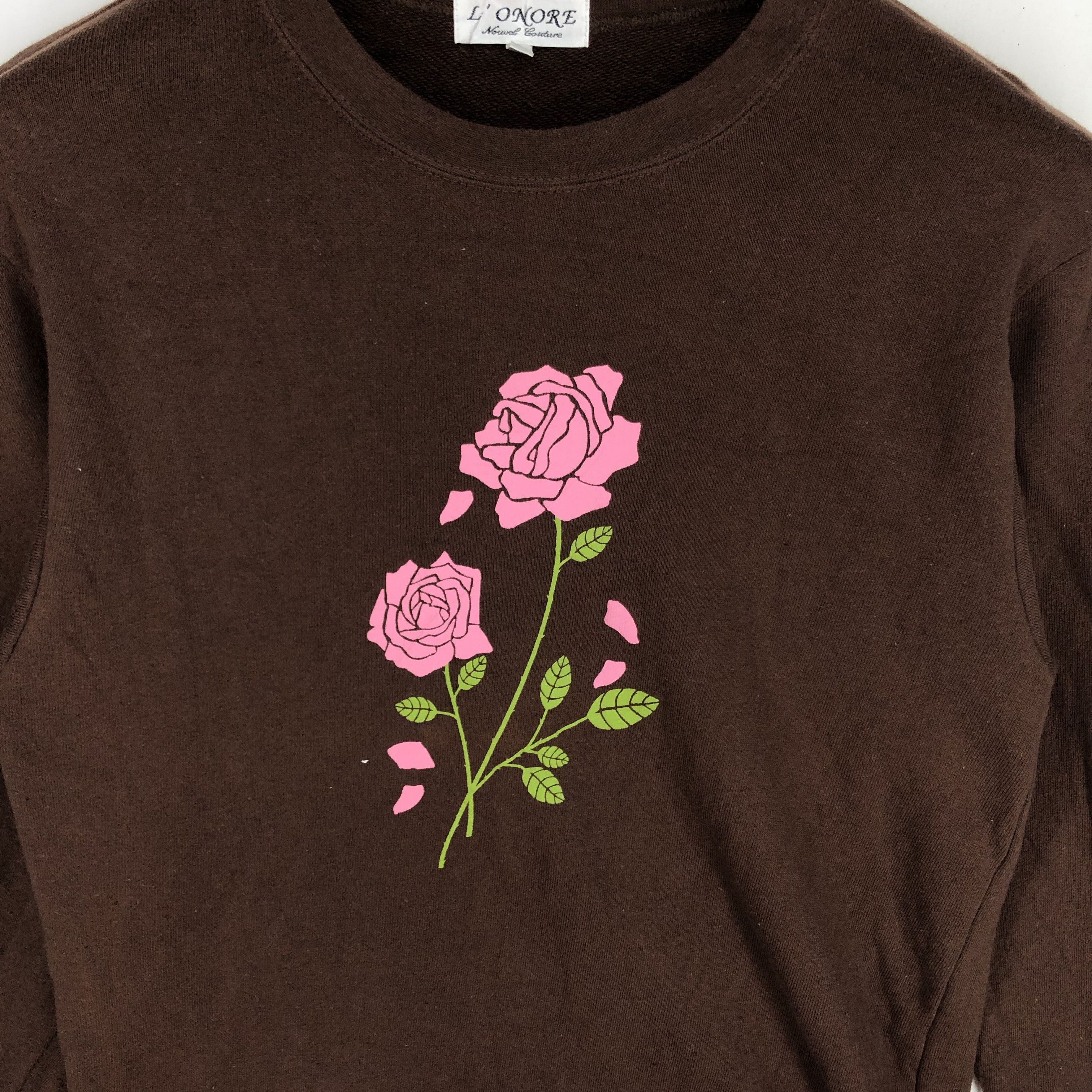 Japanese Brand L' ONORE Nouvel Couture Women Sweatshirt #2536-89 Size S / US 4 / IT 40 - 2 Thumbnail