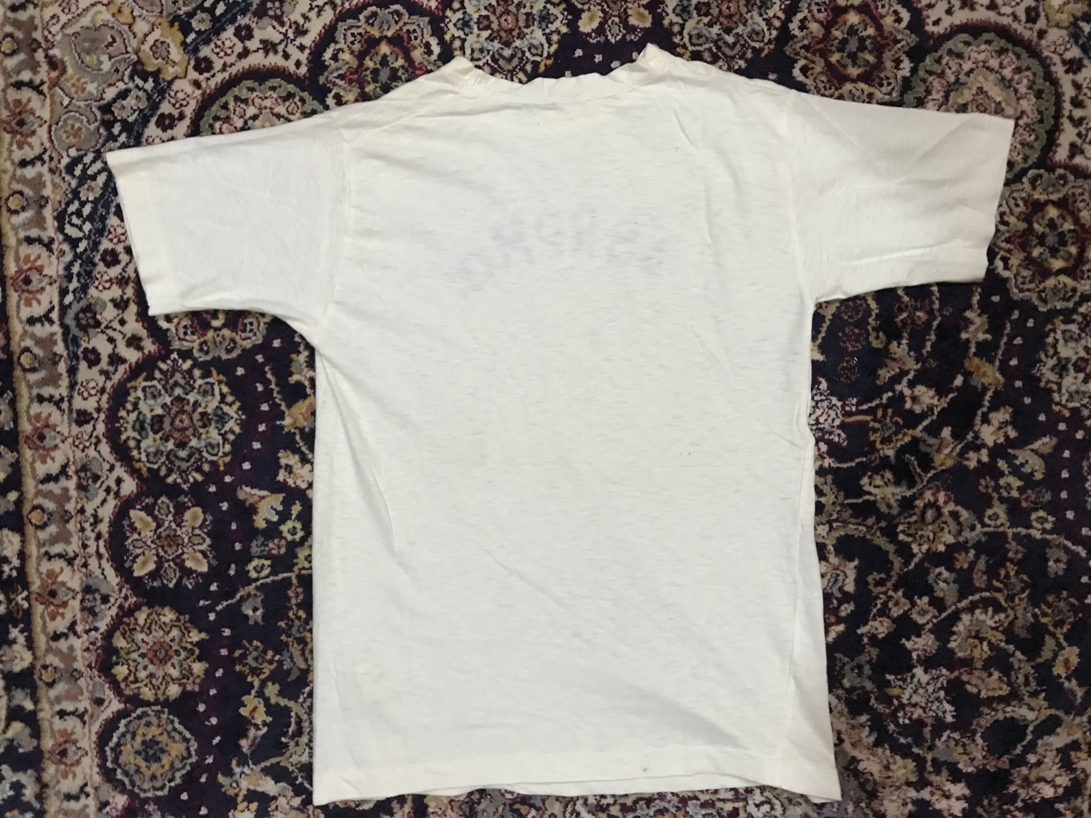 45 RPM embroidered scripts SS summer tee-shirt streetwear