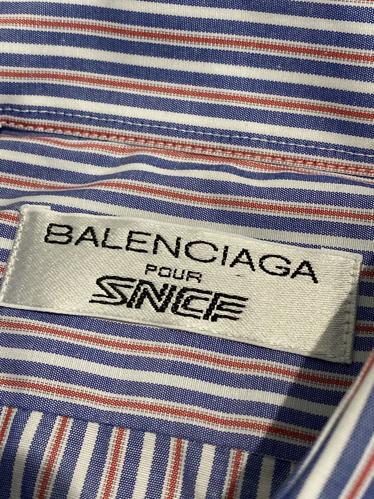 Balenciaga Balenciaga pour SNCF UNIFORM Vintage Shirt Size US XL / EU 56 / 4 - 5 Thumbnail