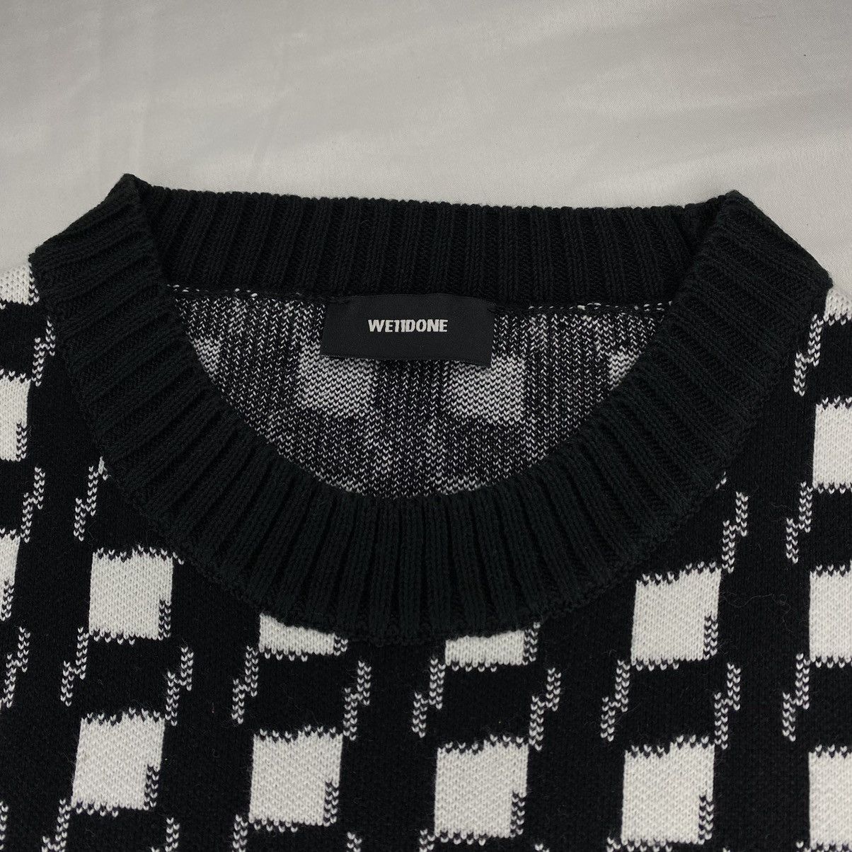 WE11DONE We11done Black & White Gingham Check Vest Size S / US 4 / IT 40 - 4 Thumbnail