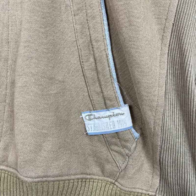 Vtg Champion Established 1919 Embroidered Logo Hoodie Jacket