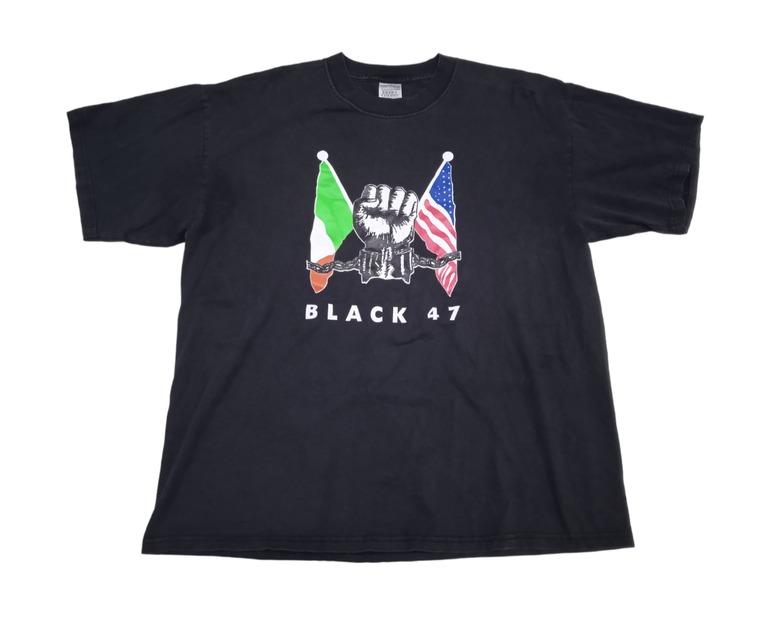 Band Tees Vintage 2000s Black 47 T-Shirt Y2K Size US L / EU 52-54 / 3 - 1 Thumbnail