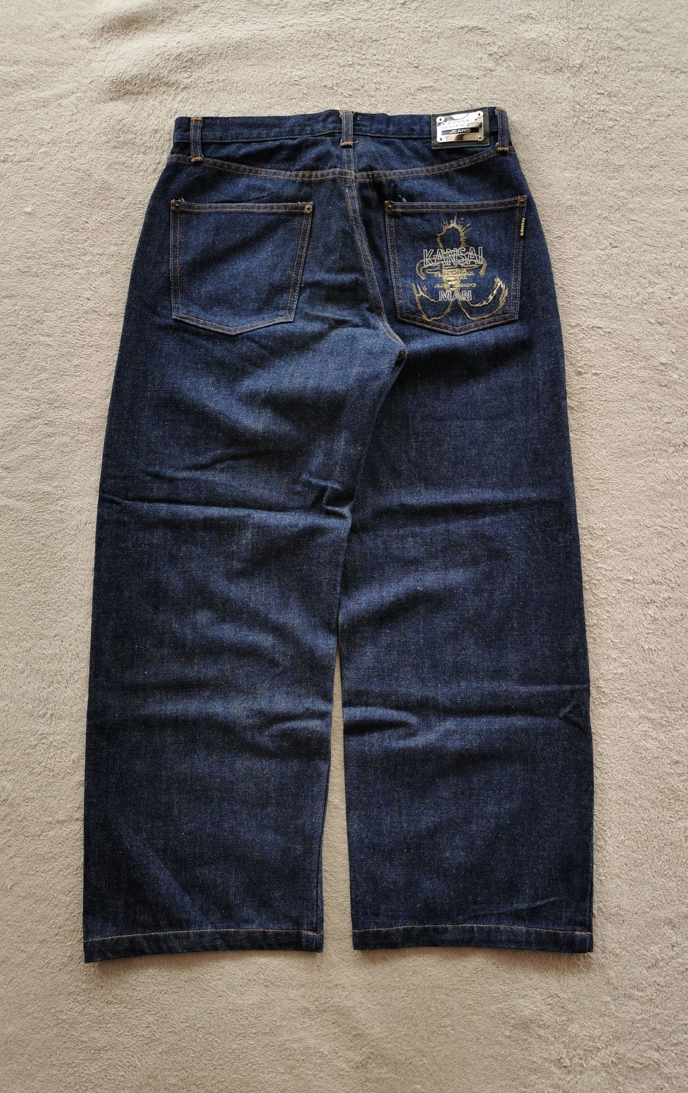 Japanese Brand Kansai Yamamoto Man Japan Dragon Ankle Jeans Size US 32 / EU 48 - 5 Thumbnail