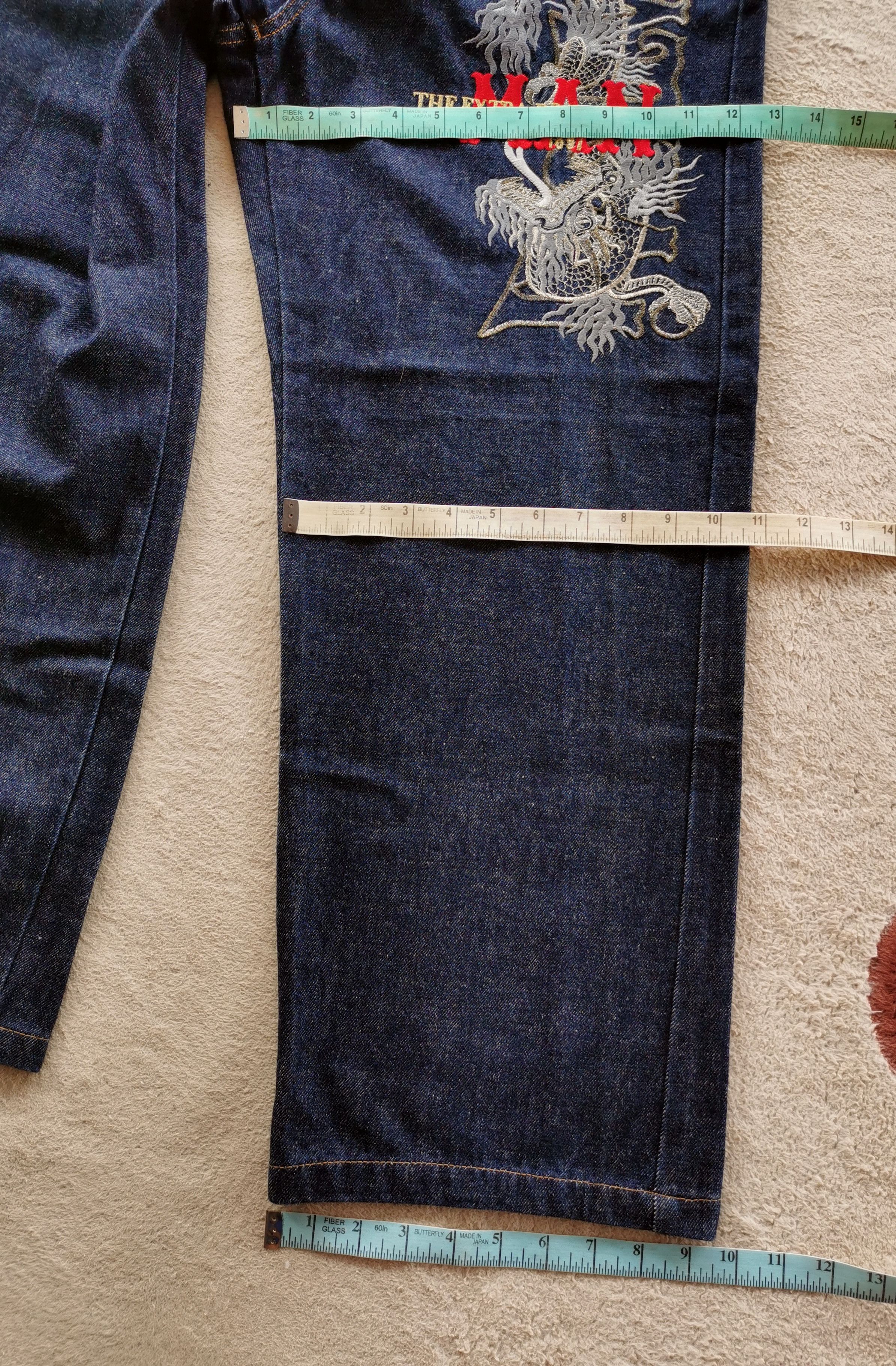 Japanese Brand Kansai Yamamoto Man Japan Dragon Ankle Jeans Size US 32 / EU 48 - 11 Thumbnail
