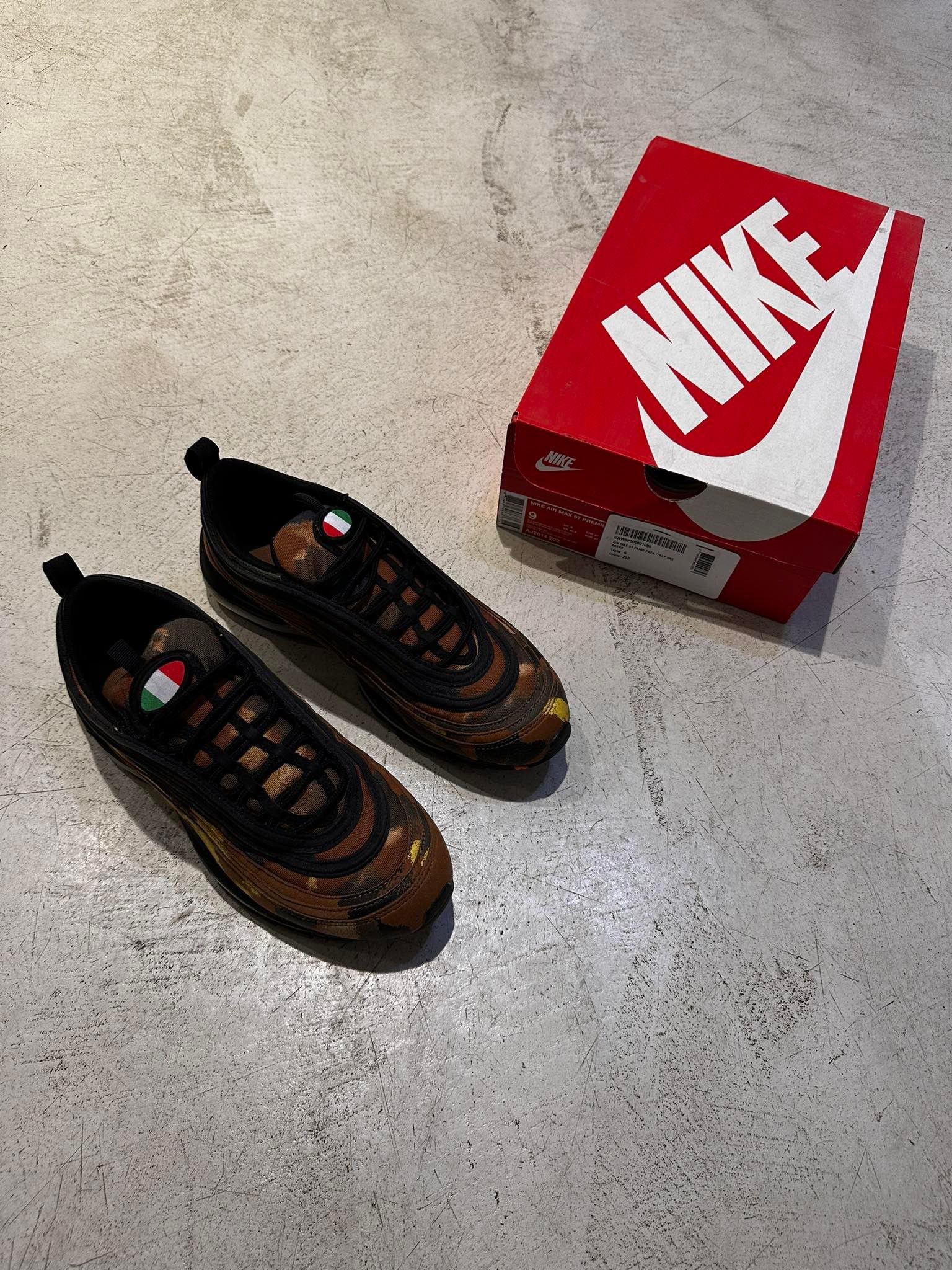 Nike Nike Air Max 97 Prm Italy Camo AJ2614-202 US 9 E 42.5 Size US 9 / EU 42 - 4 Thumbnail