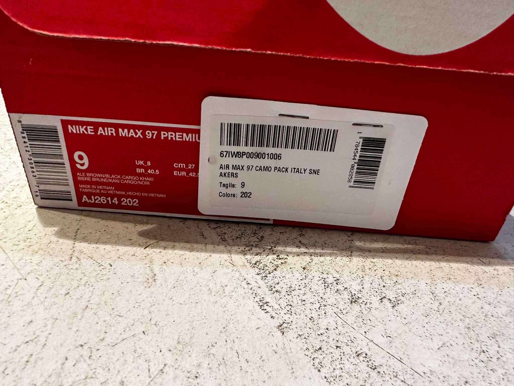 Nike Nike Air Max 97 Prm Italy Camo AJ2614-202 US 9 E 42.5 Size US 9 / EU 42 - 6 Thumbnail
