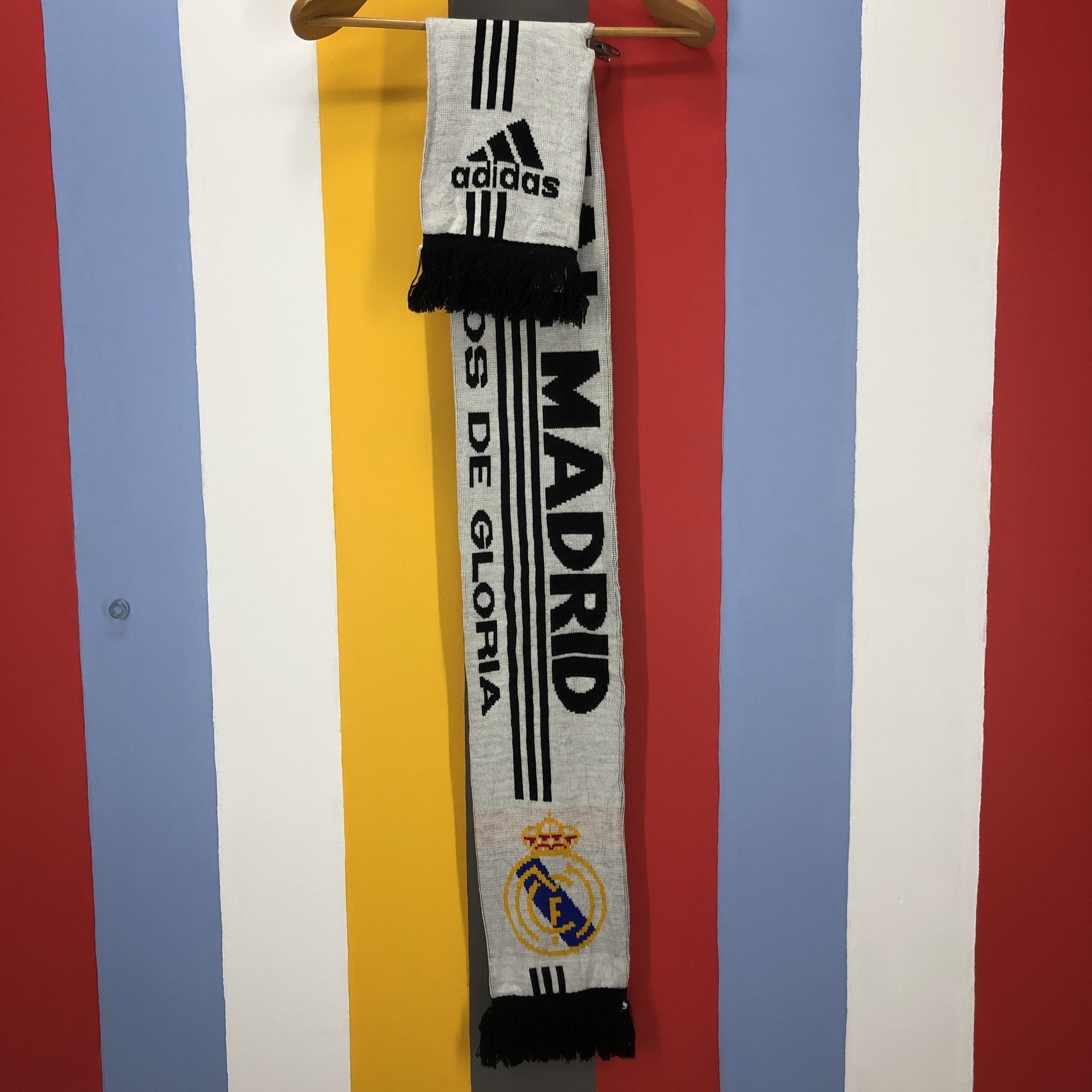 Adidas REAL MADRID x ADIDAS Acrylic Muffler Scarf #0963/AG Size ONE SIZE - 4 Thumbnail