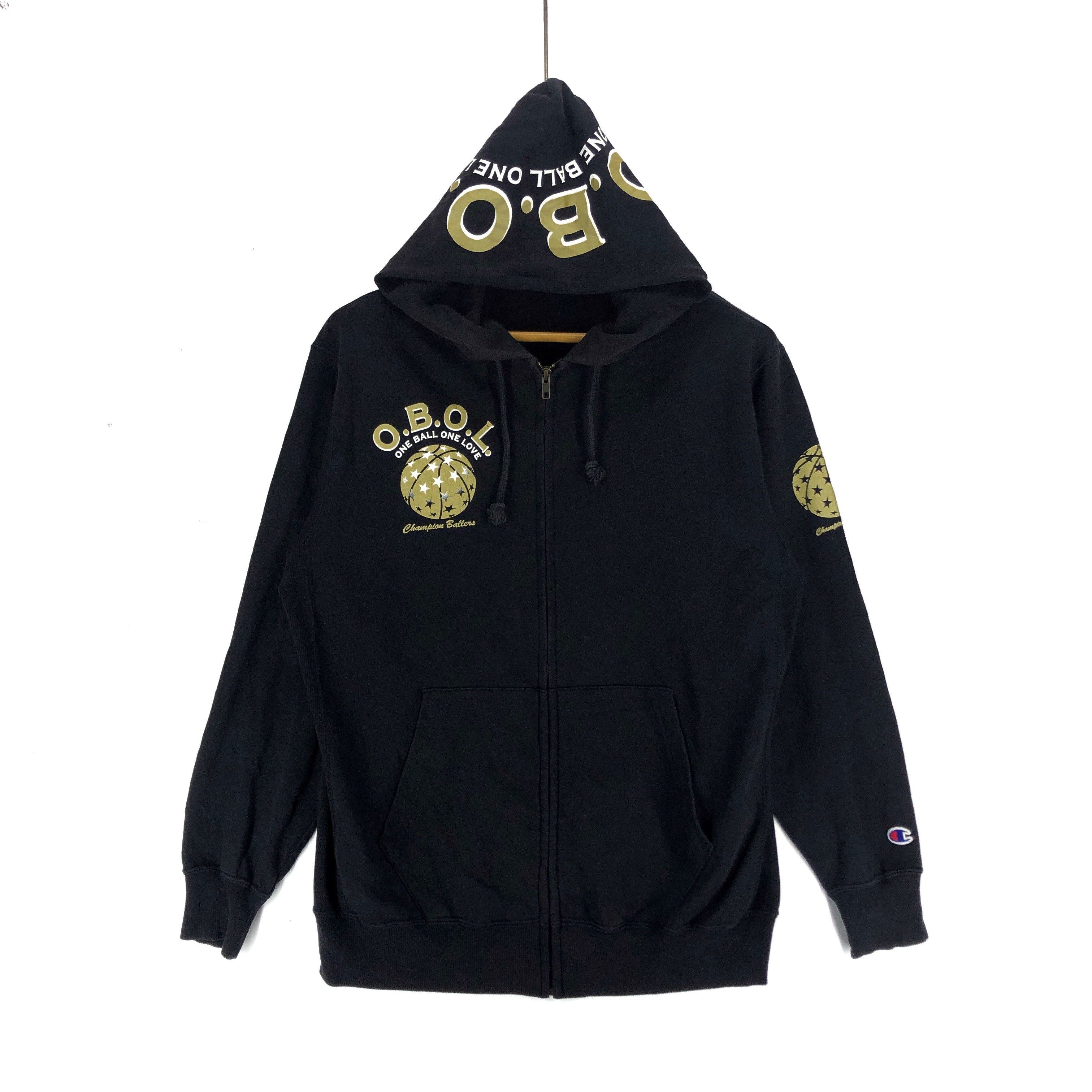 Champion CHAMPION x OBOL Zipper Hoodie #2085-71 Size US L / EU 52-54 / 3 - 1 Thumbnail